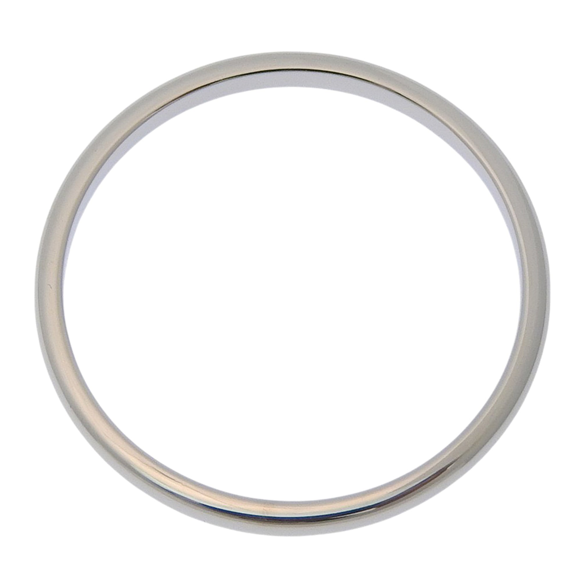 Cartier Platinum Platinum 950 Band Ring (Pre-Owned)
