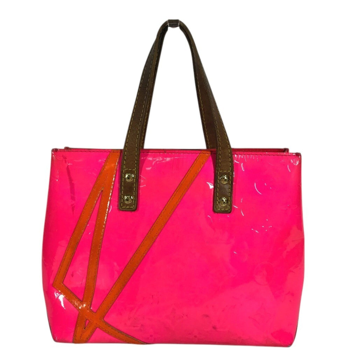 Louis Vuitton Pink Monogram Vernis Handbag (Pre-Owned)