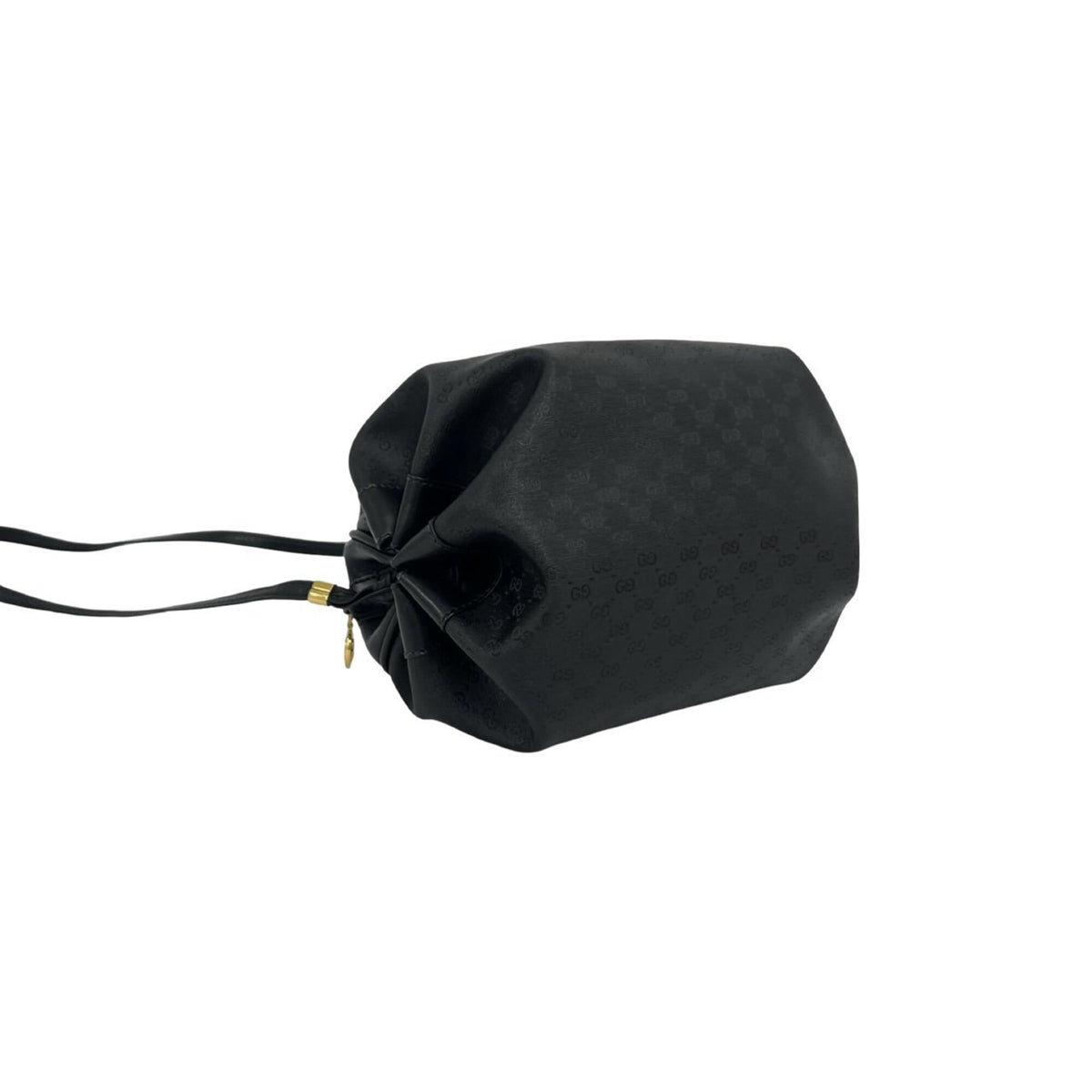 Gucci Black Pvc Leather Pochette Shoulder Bag (Pre-Owned)