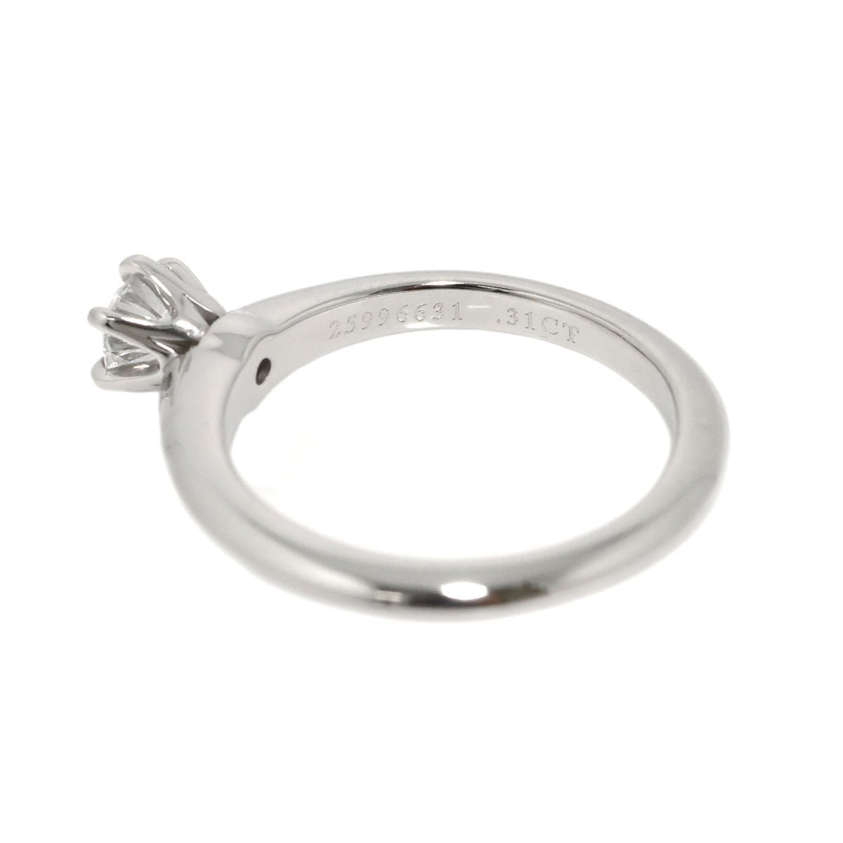 Tiffany Platinum 950 Band Ring (Pre-Owned)