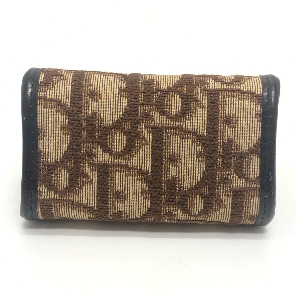 Christian Dior Brown Canvas Coin Purse/Coin Case (Pre-Owned)
