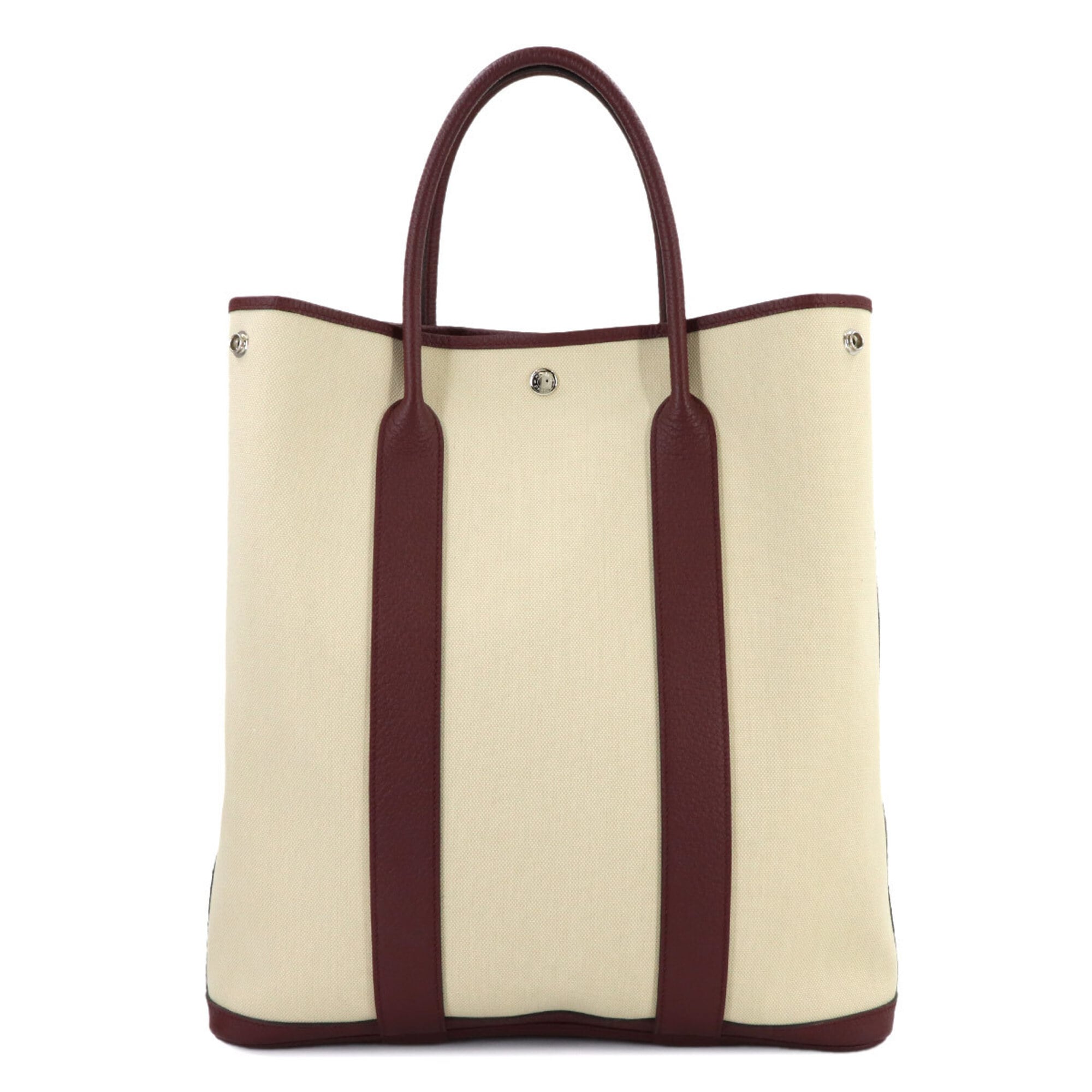 Hermes Negonda Leather Handbag Tote Bag (Pre-Owned)