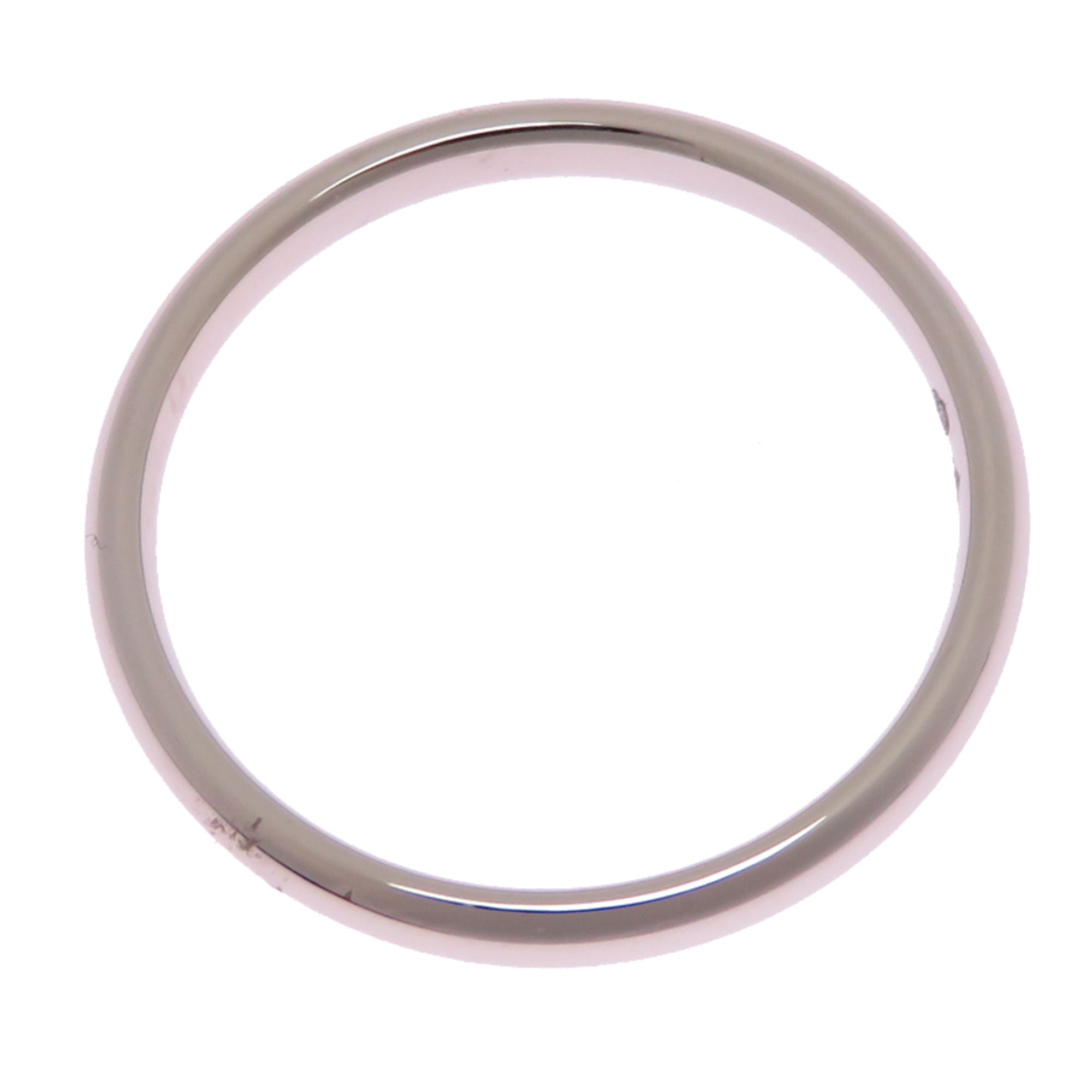 Chanel Platinum 950 Band Ring (Pre-Owned)