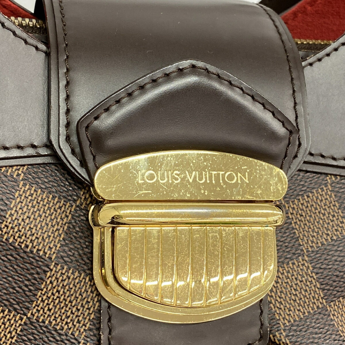 Louis Vuitton Ebene Handbag (Pre-Owned)