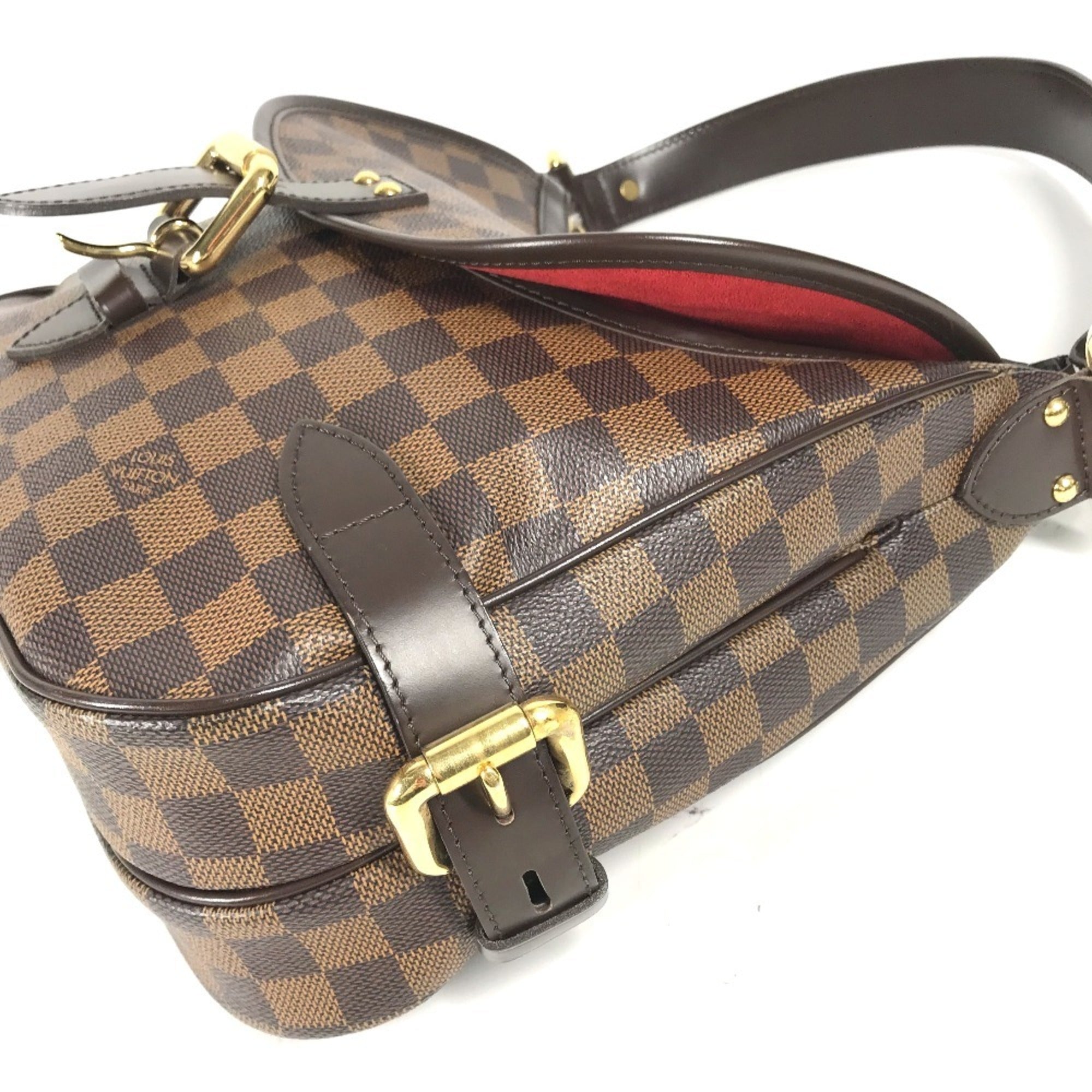 Louis Vuitton Brown Ebene Damier Canvas Shoulder Bag (Pre-Owned)