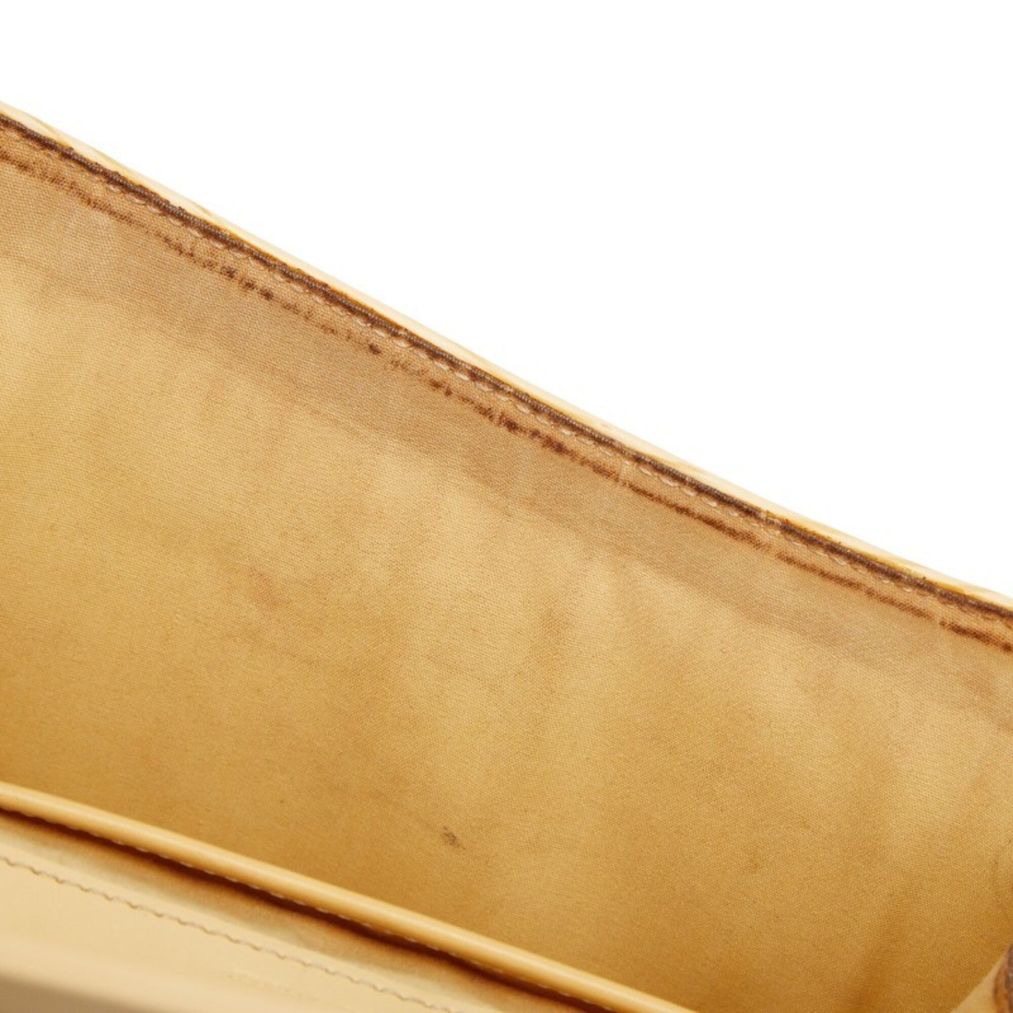 Louis Vuitton Vanilla Yellow Leather Shoulder Bag (Pre-Owned)