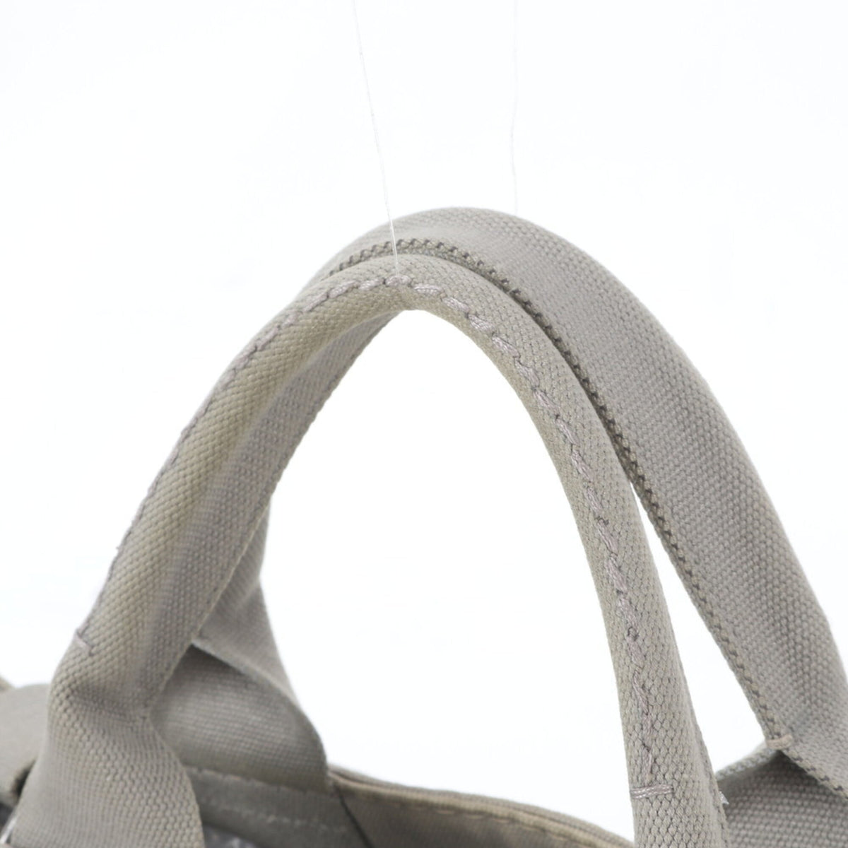 Prada Gray Handbag Shoulder Bag Tote Bag (Pre-Owned)