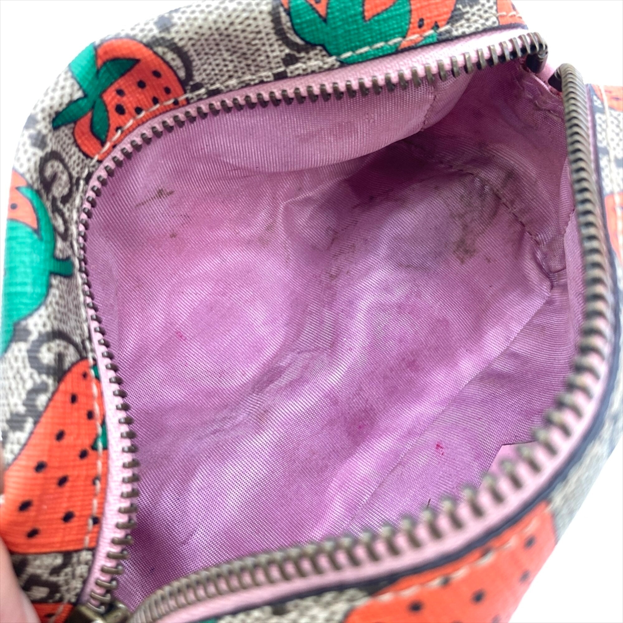 Gucci Multi-Color Pvc Handbag Pouch (Pre-Owned)