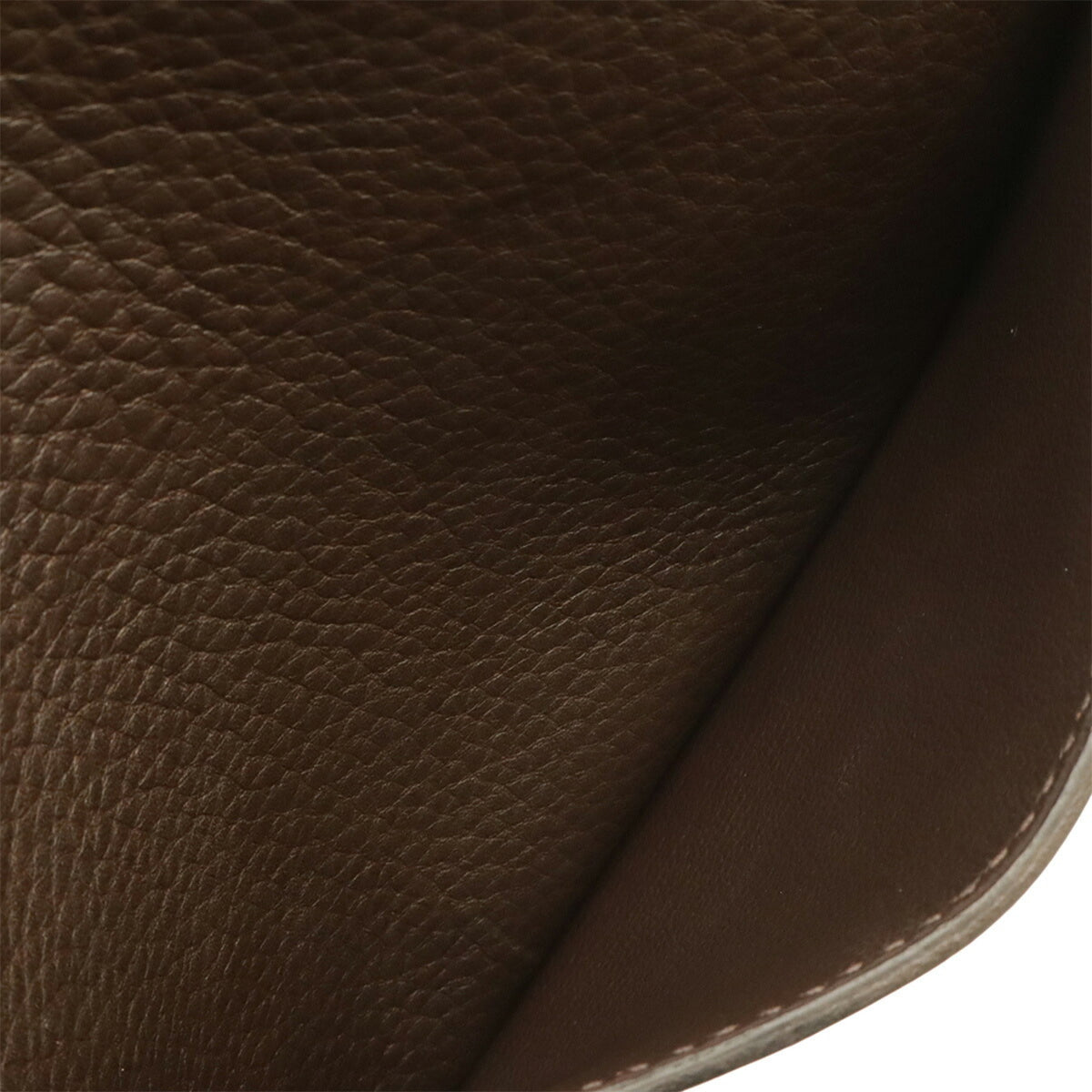 Hermes Brown Taurillon Clemence Leather Shoulder Bag (Pre-Owned)