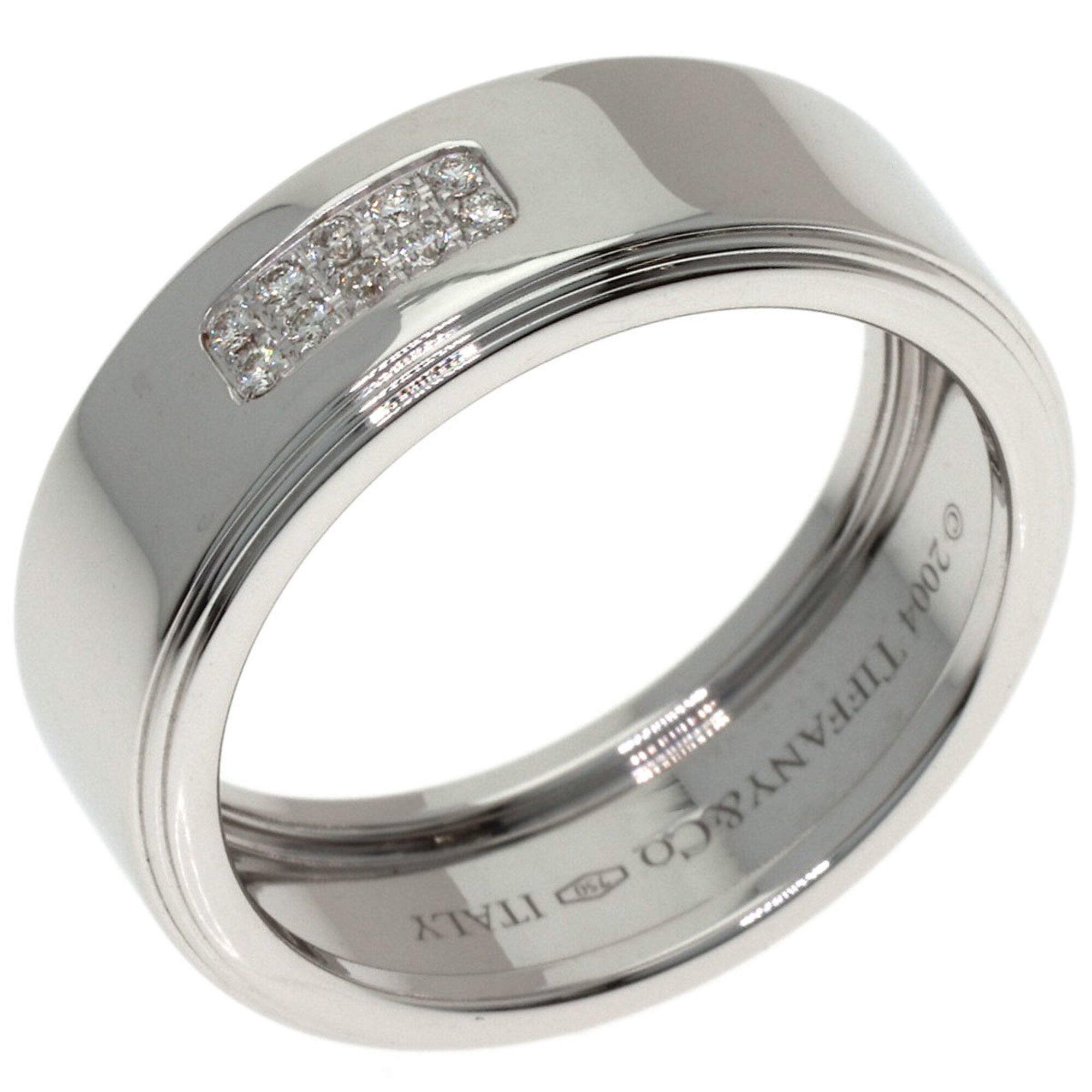 Tiffany White Gold White Gold (18K) Band Ring (Pre-Owned)