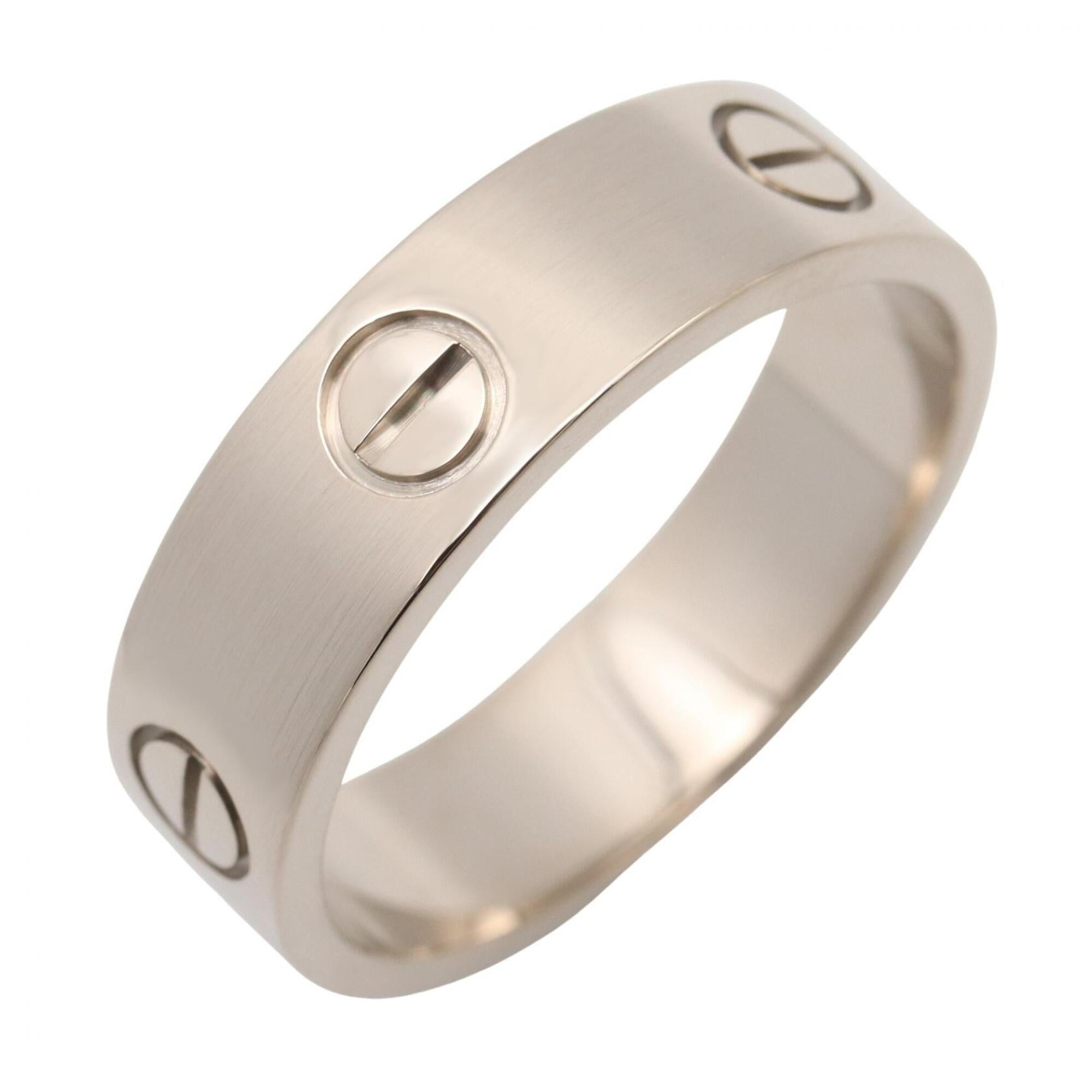 Cartier White Gold White Gold (18K) Band Ring (Pre-Owned)