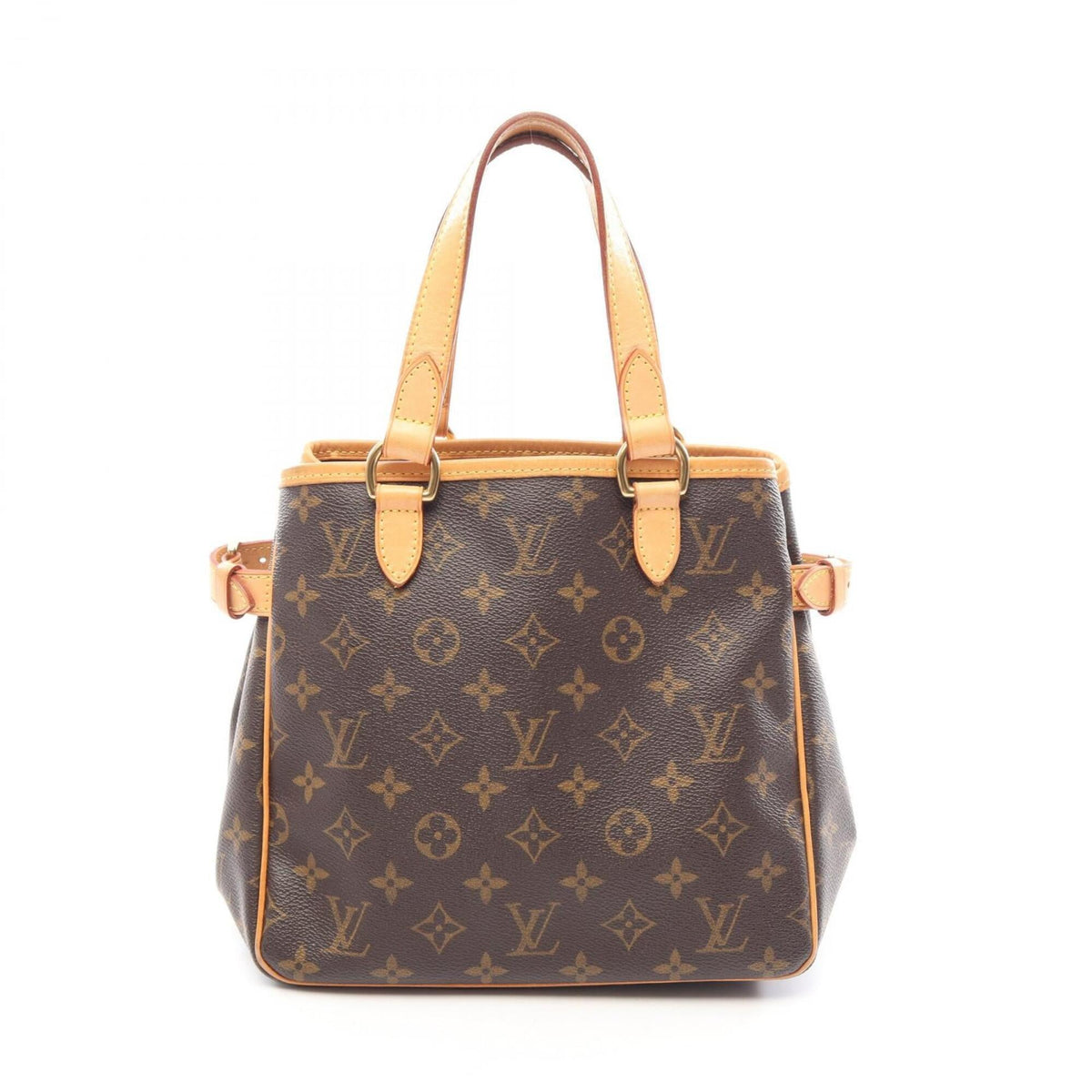Louis Vuitton Brown Monogram Coated Canvas Leather Handbag (Pre-Owned)