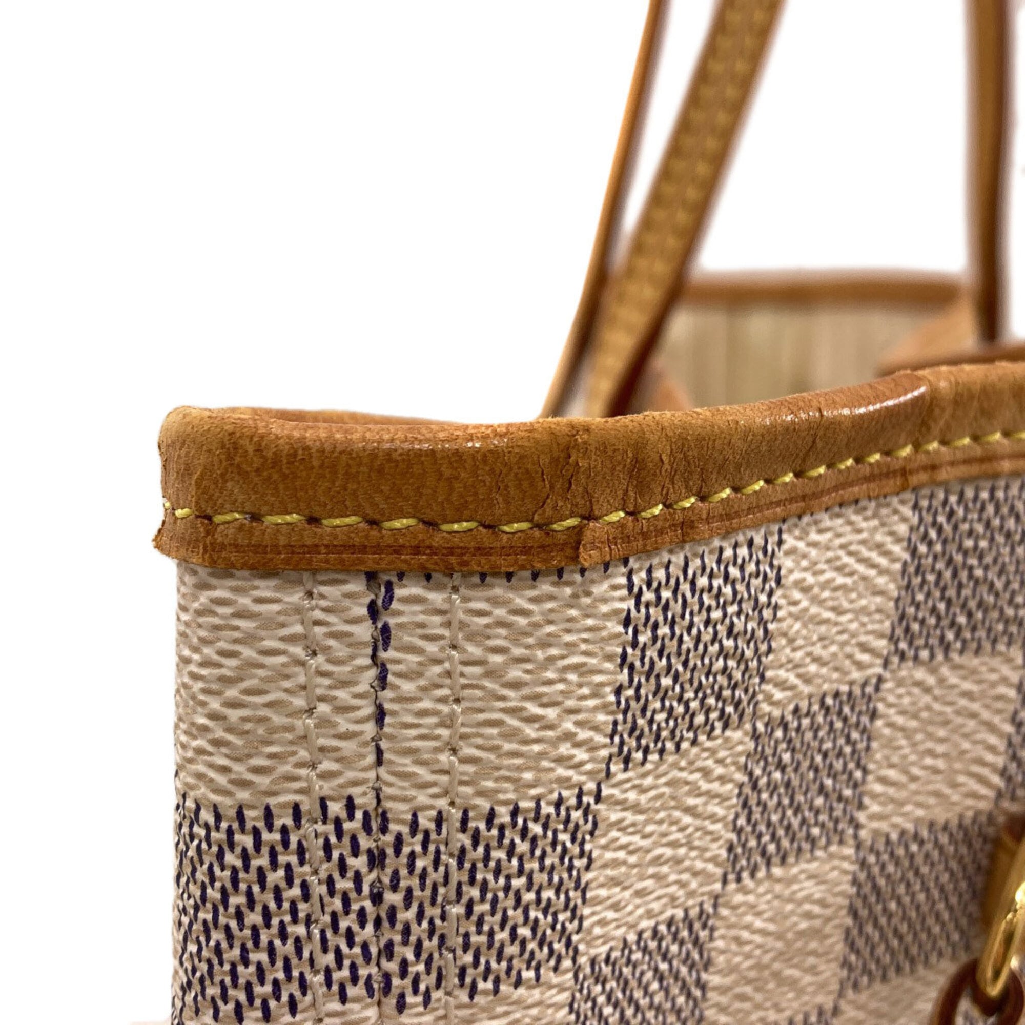 Louis Vuitton Damier Azur Azur Damier Canvas Damier Canvas Tote Bag (Pre-Owned)
