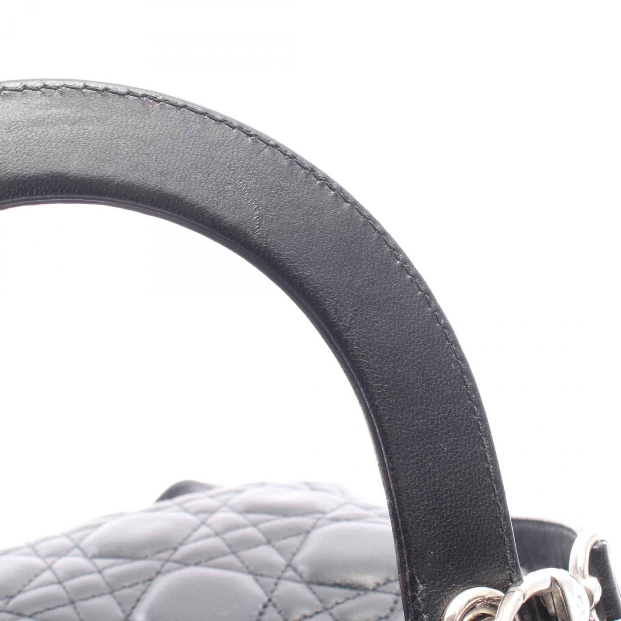Christian Dior Black Leather Handbag (Pre-Owned)