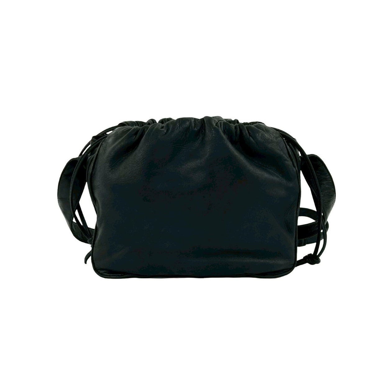 Loewe Black Leather Pochette Shoulder Bag (Pre-Owned)