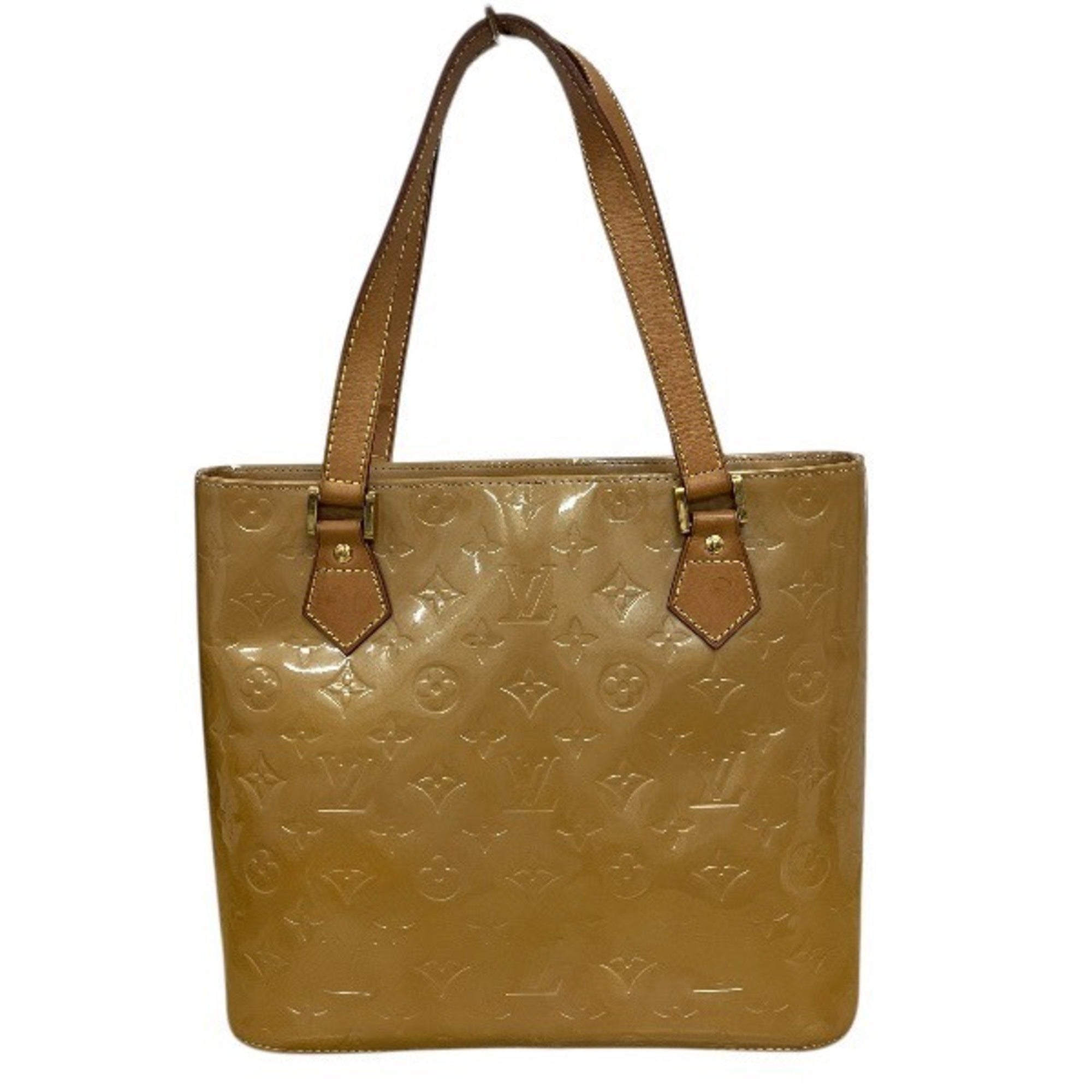 Louis Vuitton Noisette Leather Handbag Tote Bag (Pre-Owned)