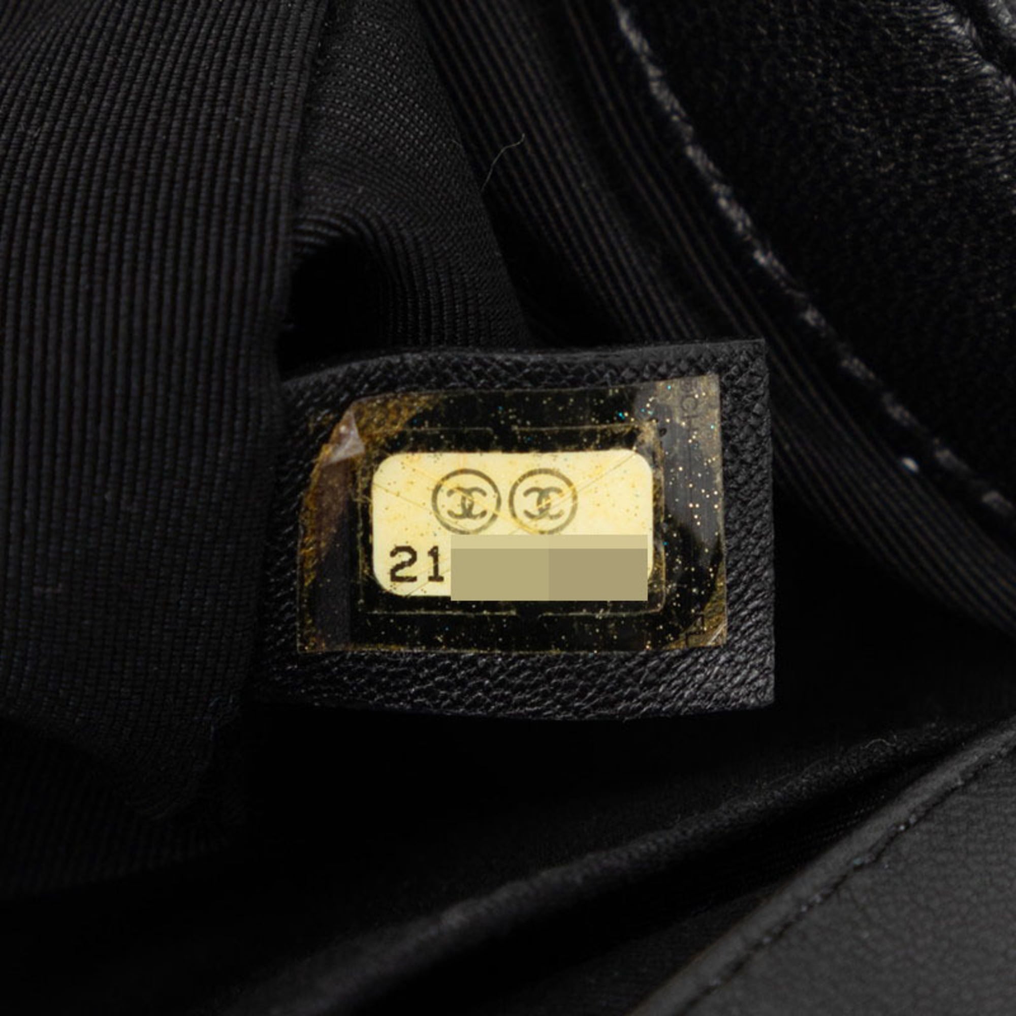 Chanel Matelasse Black Multi-Color Leather Shoulder Bag (Pre-Owned)