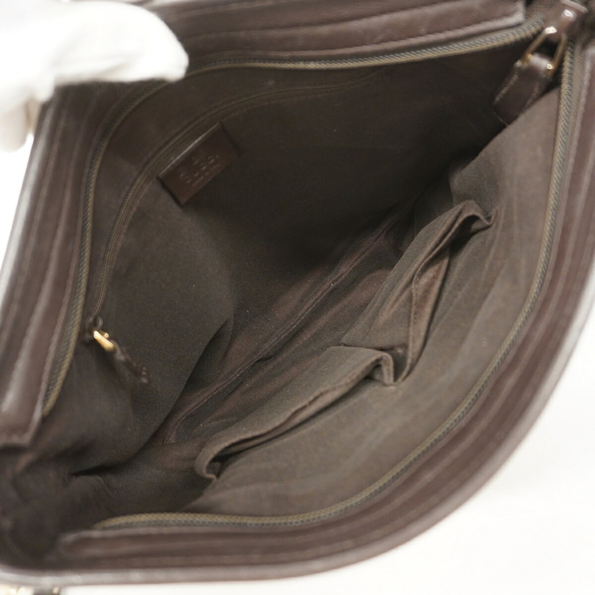 Gucci Brown Pvc Shoulder Bag (Pre-Owned)