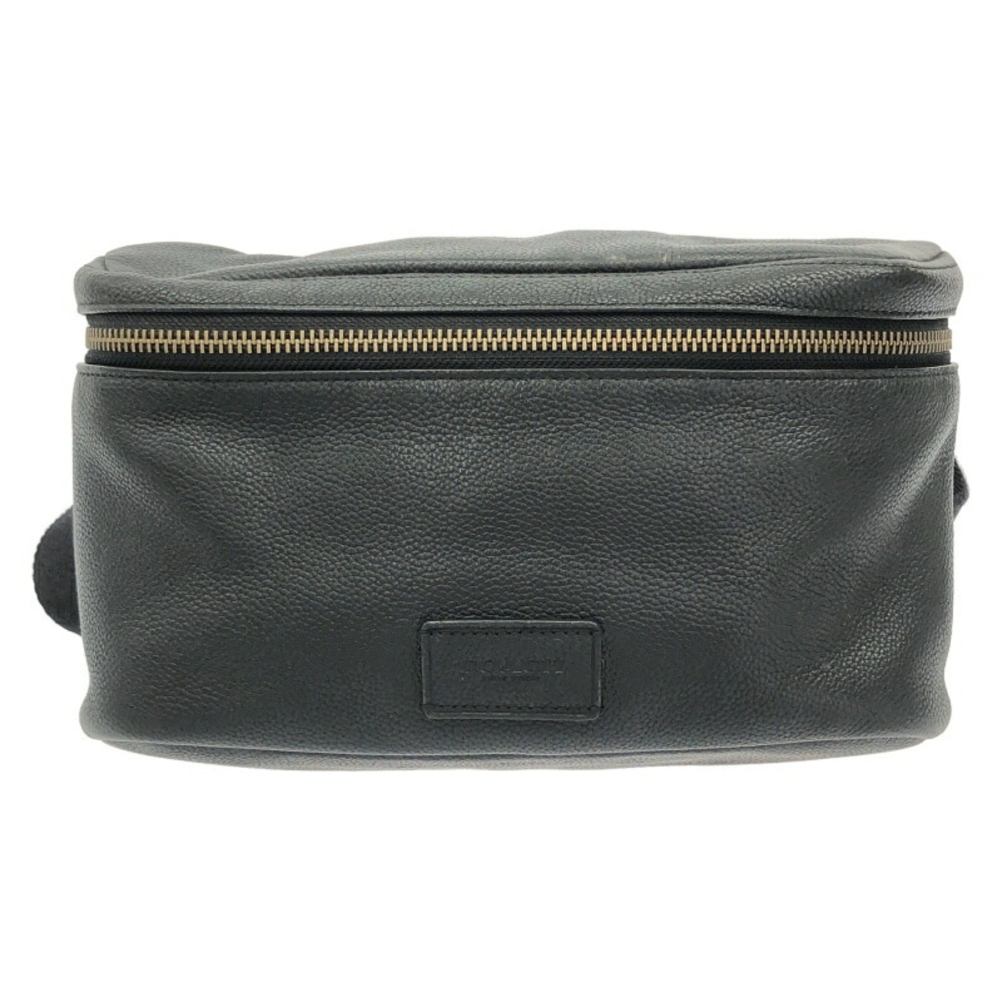 Coach Black Leather Fanny Pack (Pre-Owned)