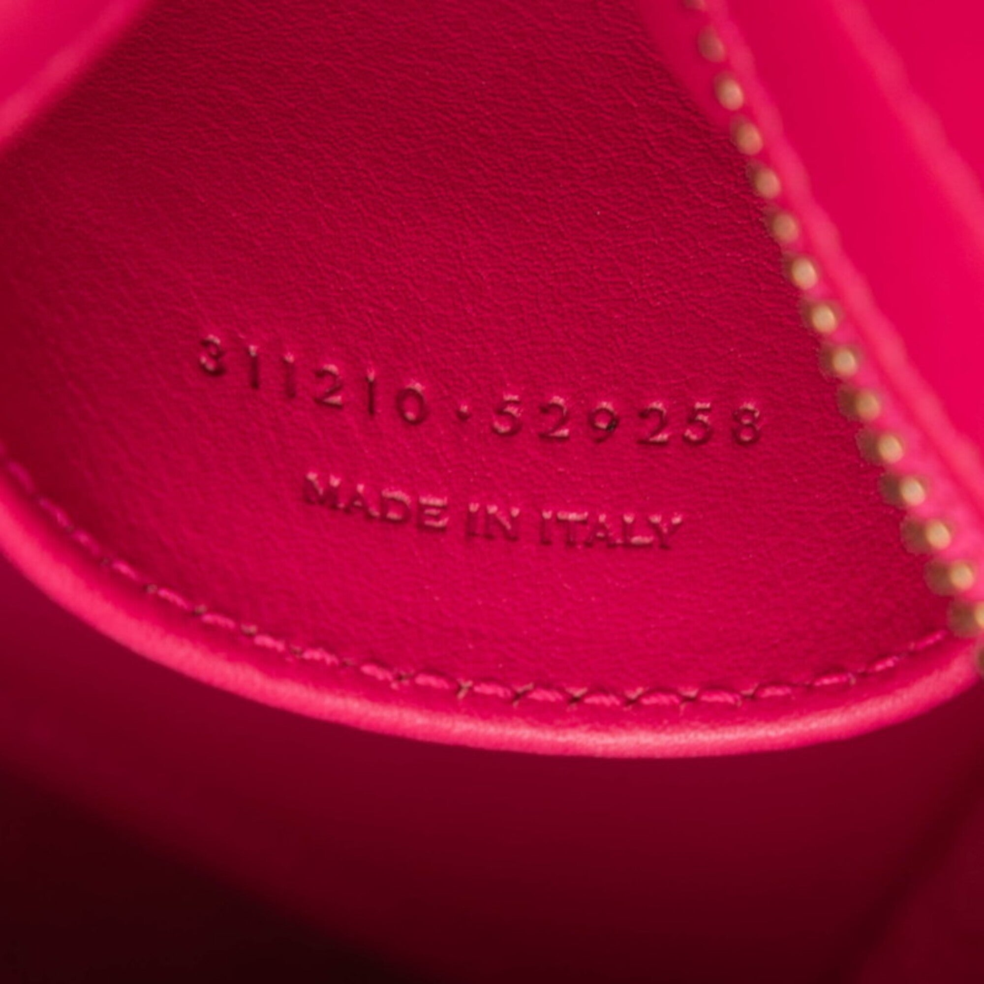 Saint Laurent Pink Leather Handbag Shoulder Bag (Pre-Owned)