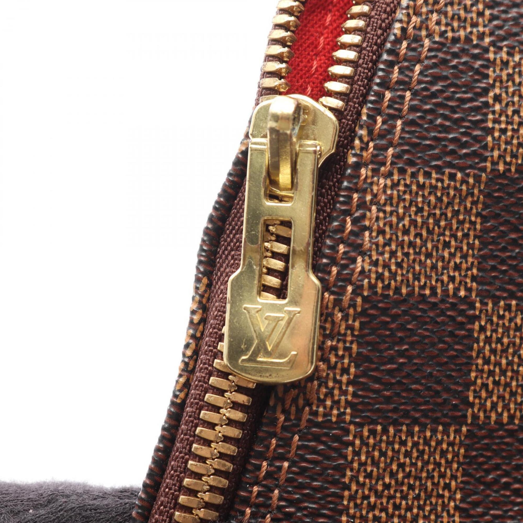 Louis Vuitton Brown Coated Canvas Leather Handbag (Pre-Owned)