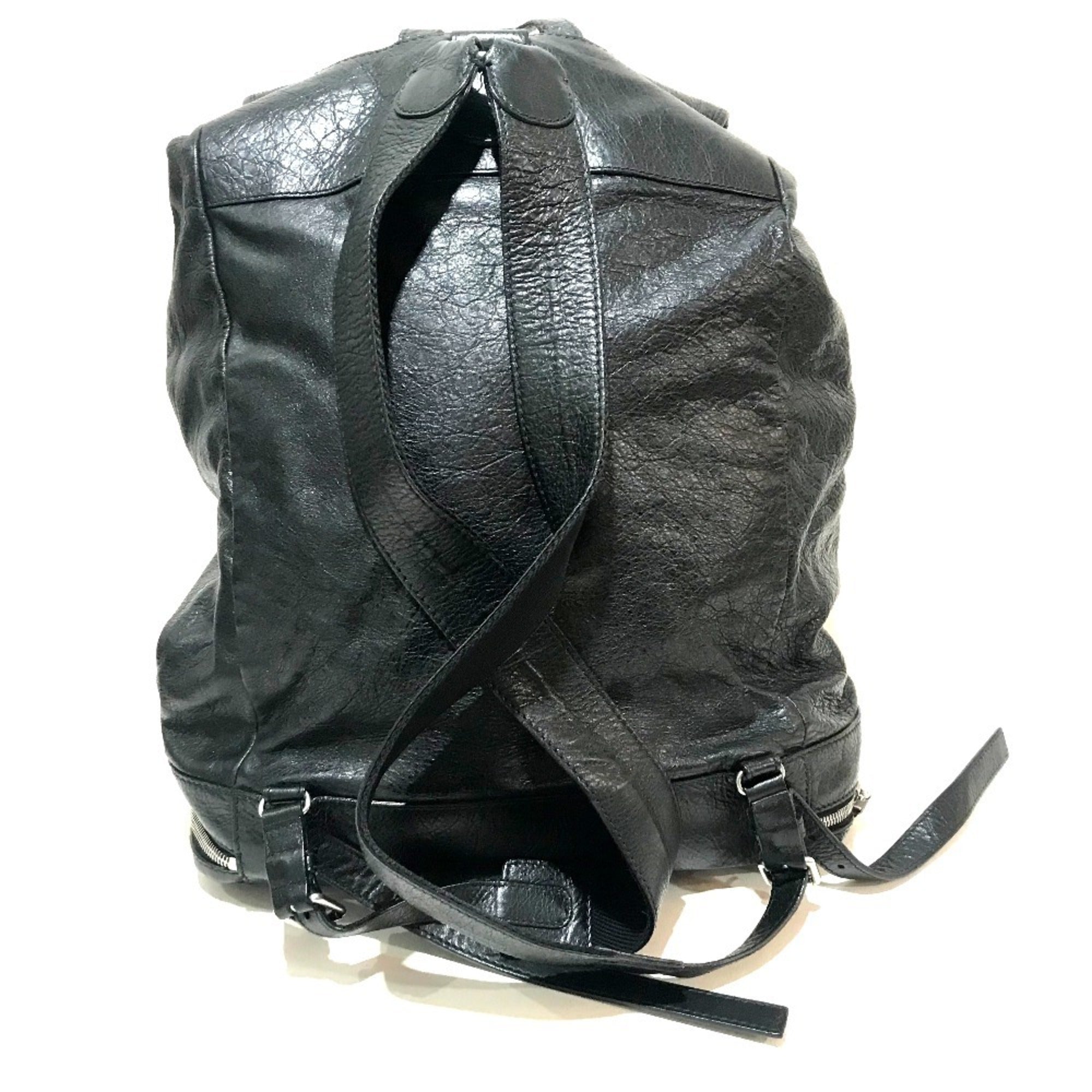 Balenciaga Black Leather Backpack (Pre-Owned)