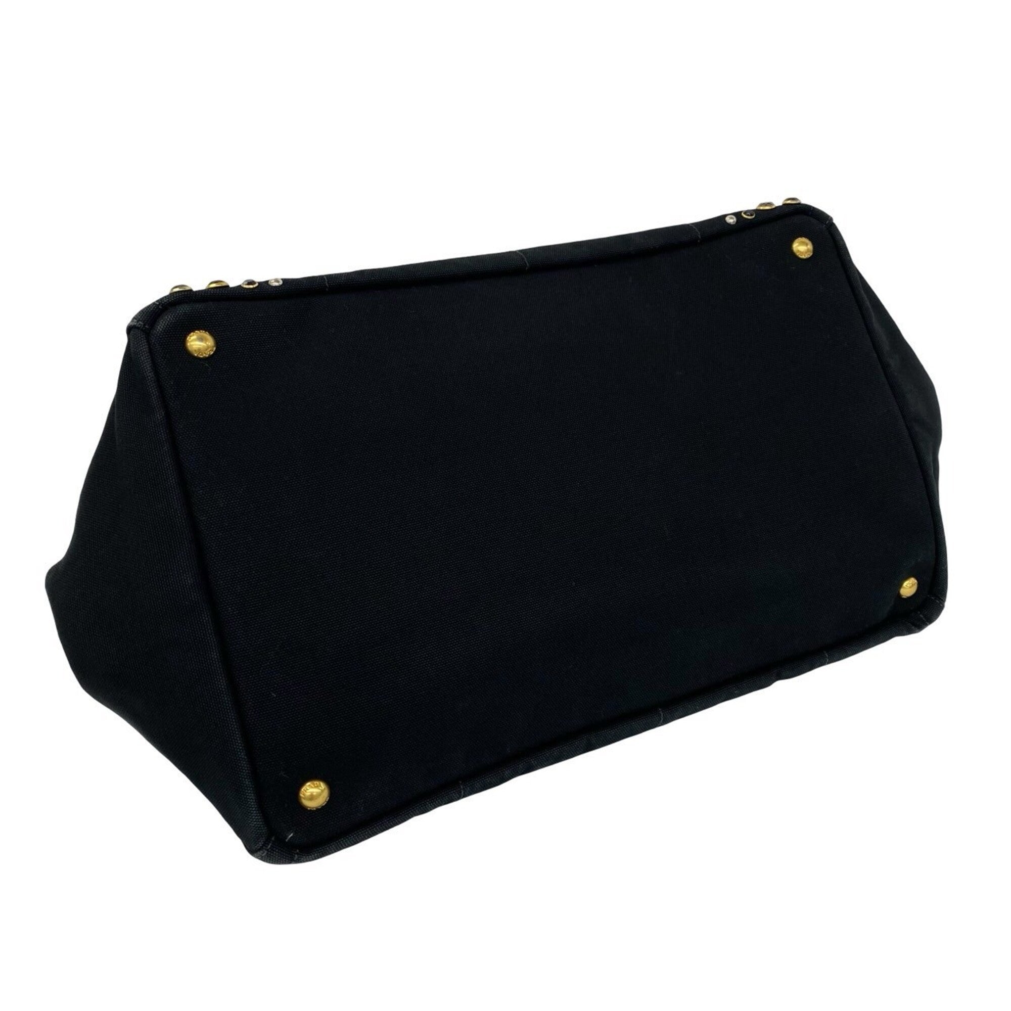 Prada Canvas Handbag Tote Bag (Pre-Owned)