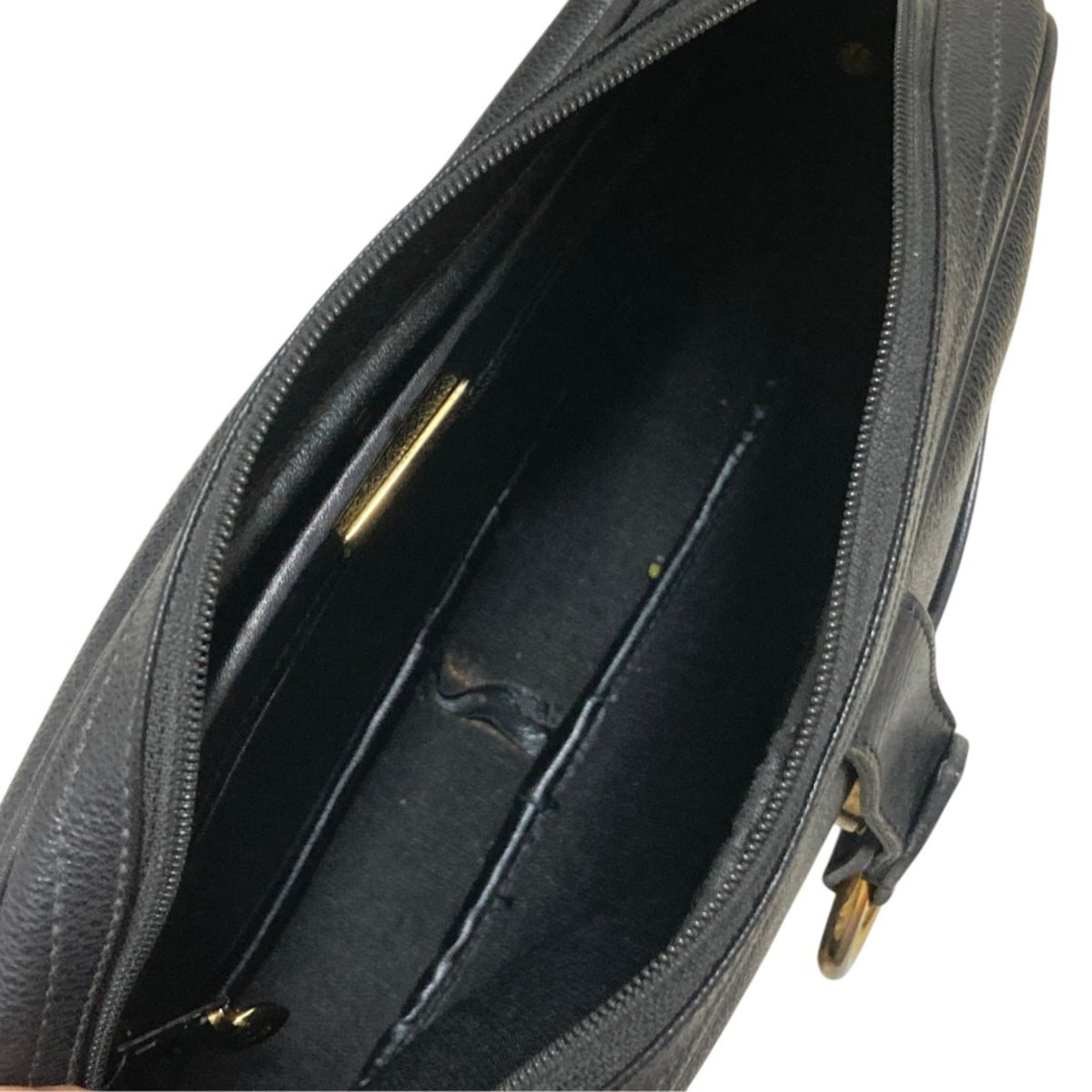 Christian Dior Black Pvc Pouch Shoulder Bag (Pre-Owned)