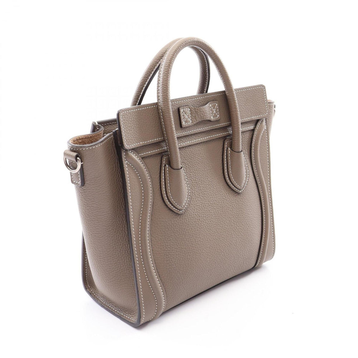 Celine Gray Leather Handbag (Pre-Owned)