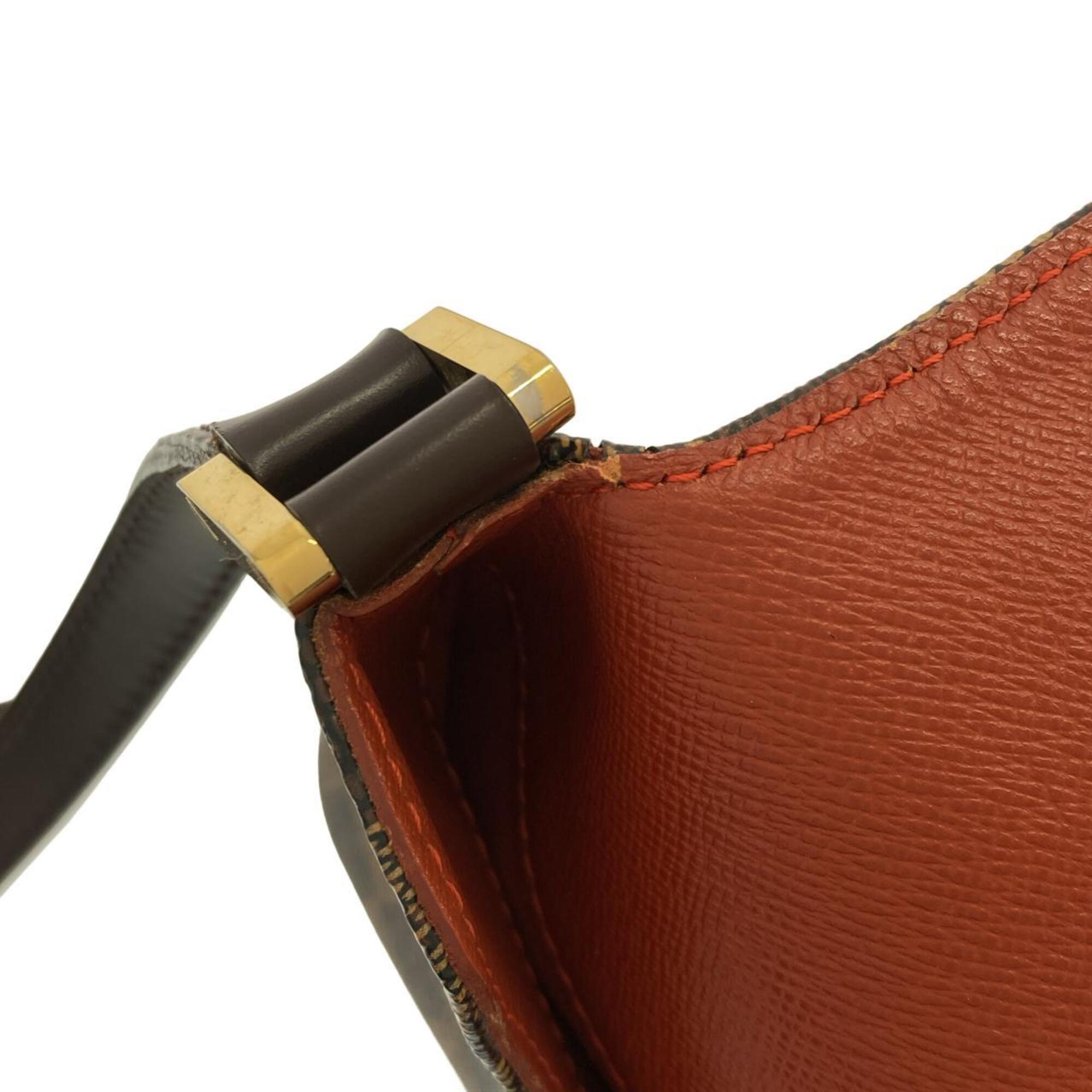 Louis Vuitton Ebene Coated Canvas Shoulder Bag (Pre-Owned)