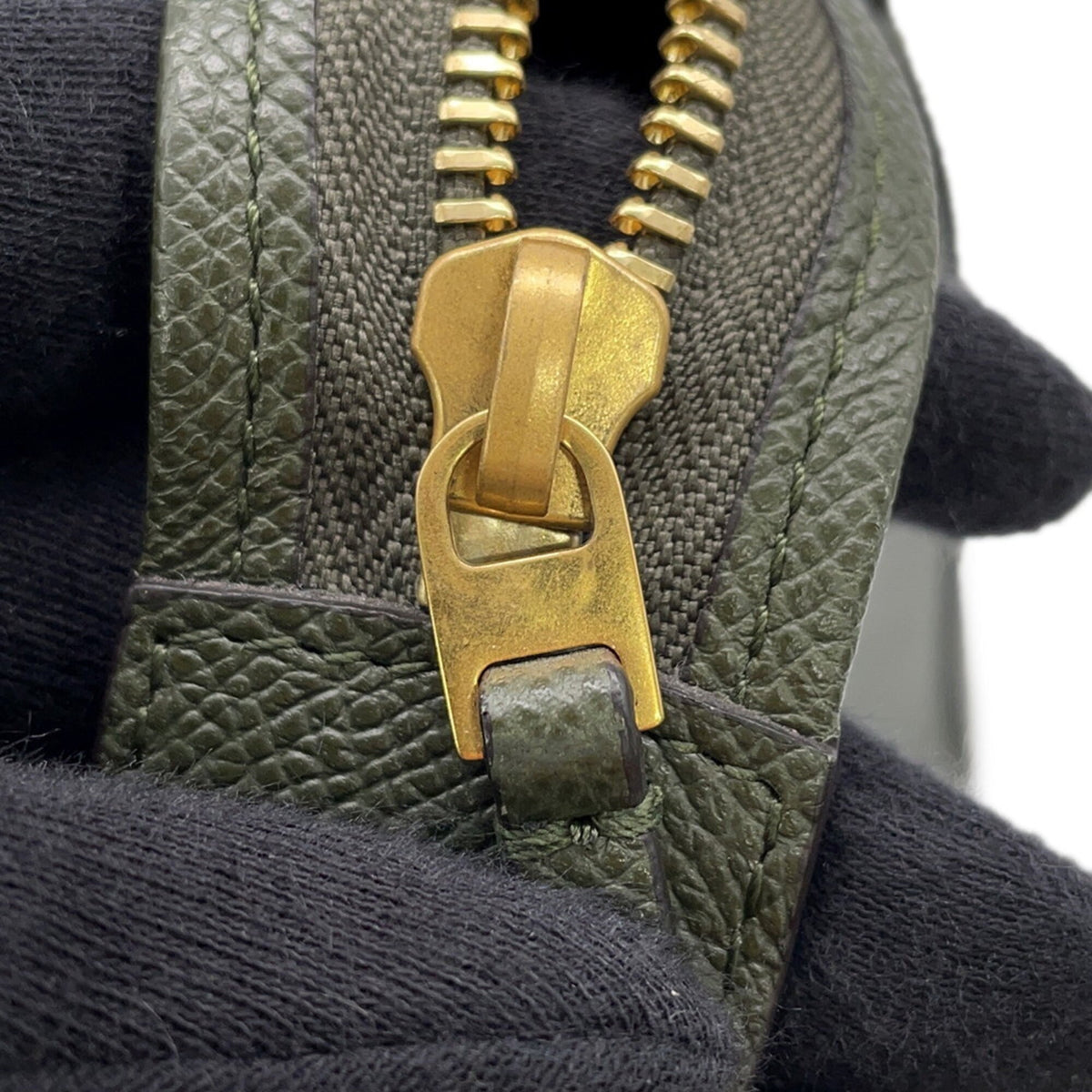 Celine Green Leather Handbag (Pre-Owned)