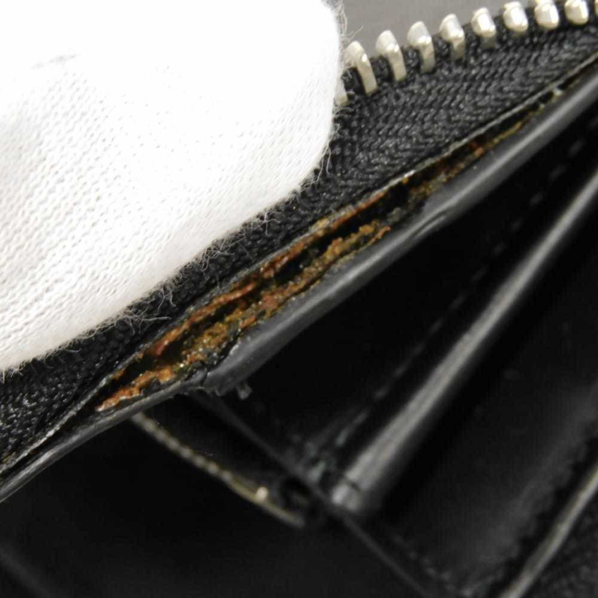 Loewe Black Leather Long Wallet (Bi-Fold) (Pre-Owned)