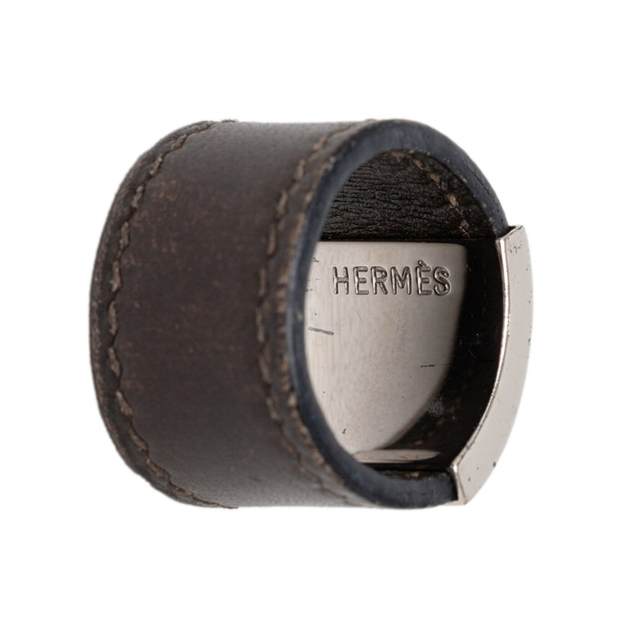 Hermes Leather Band Ring (Pre-Owned)