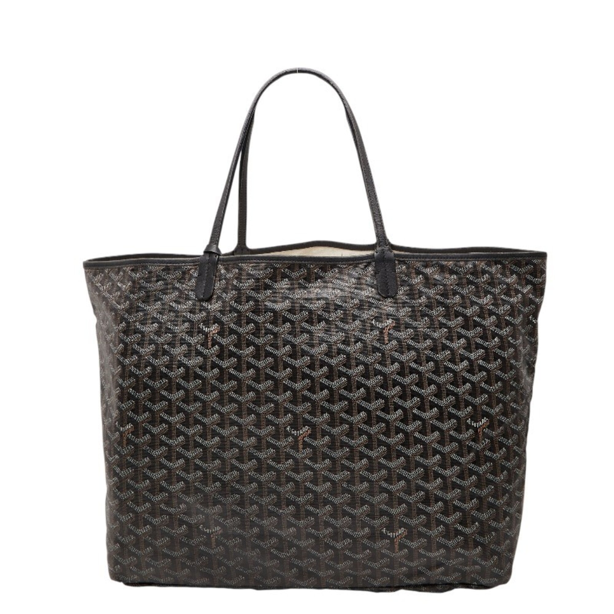 Goyard Black Brown Pvc Leather Pouch Shoulder Bag Tote Bag (Pre-Owned)