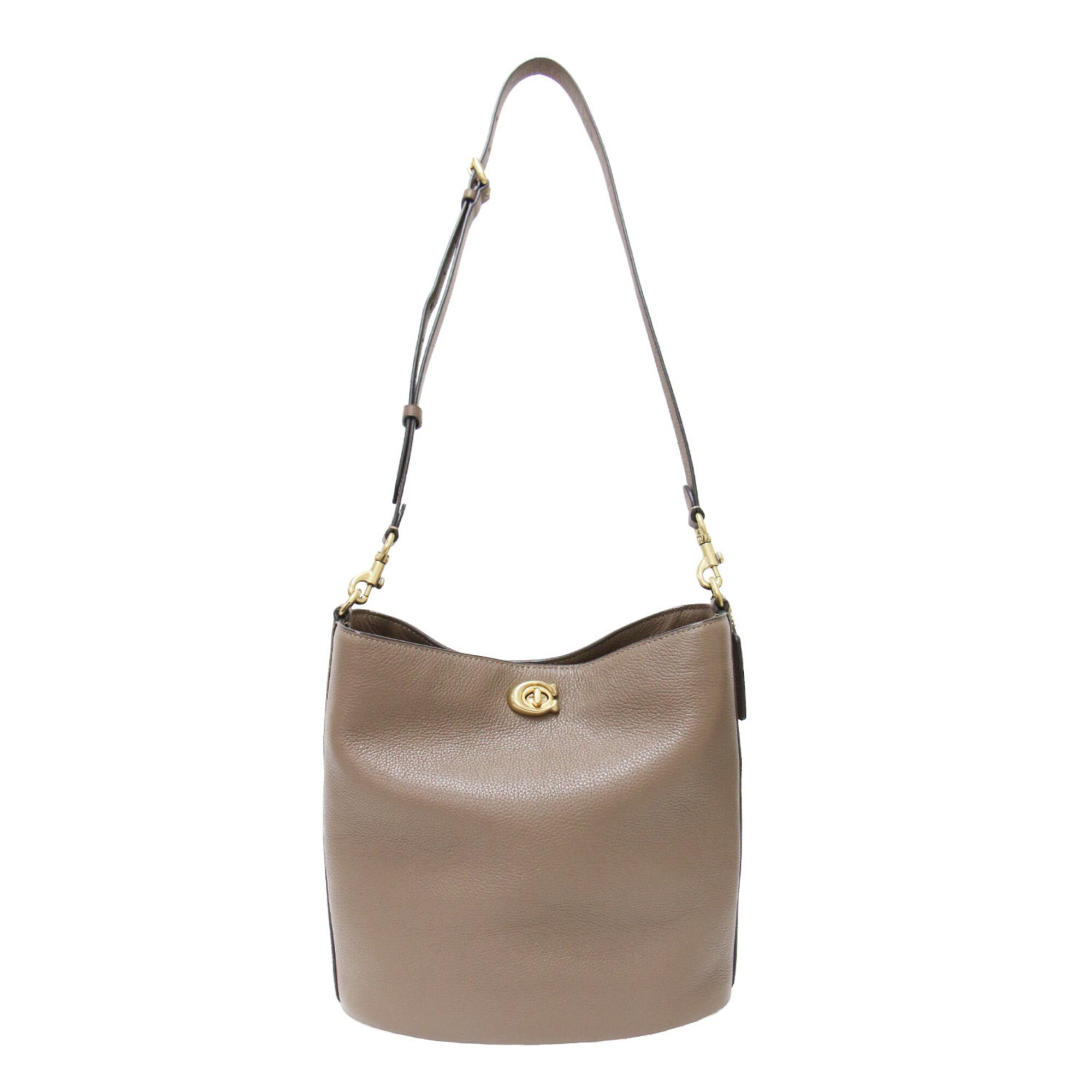 Coach Brown Leather Shoulder Bag (Pre-Owned)
