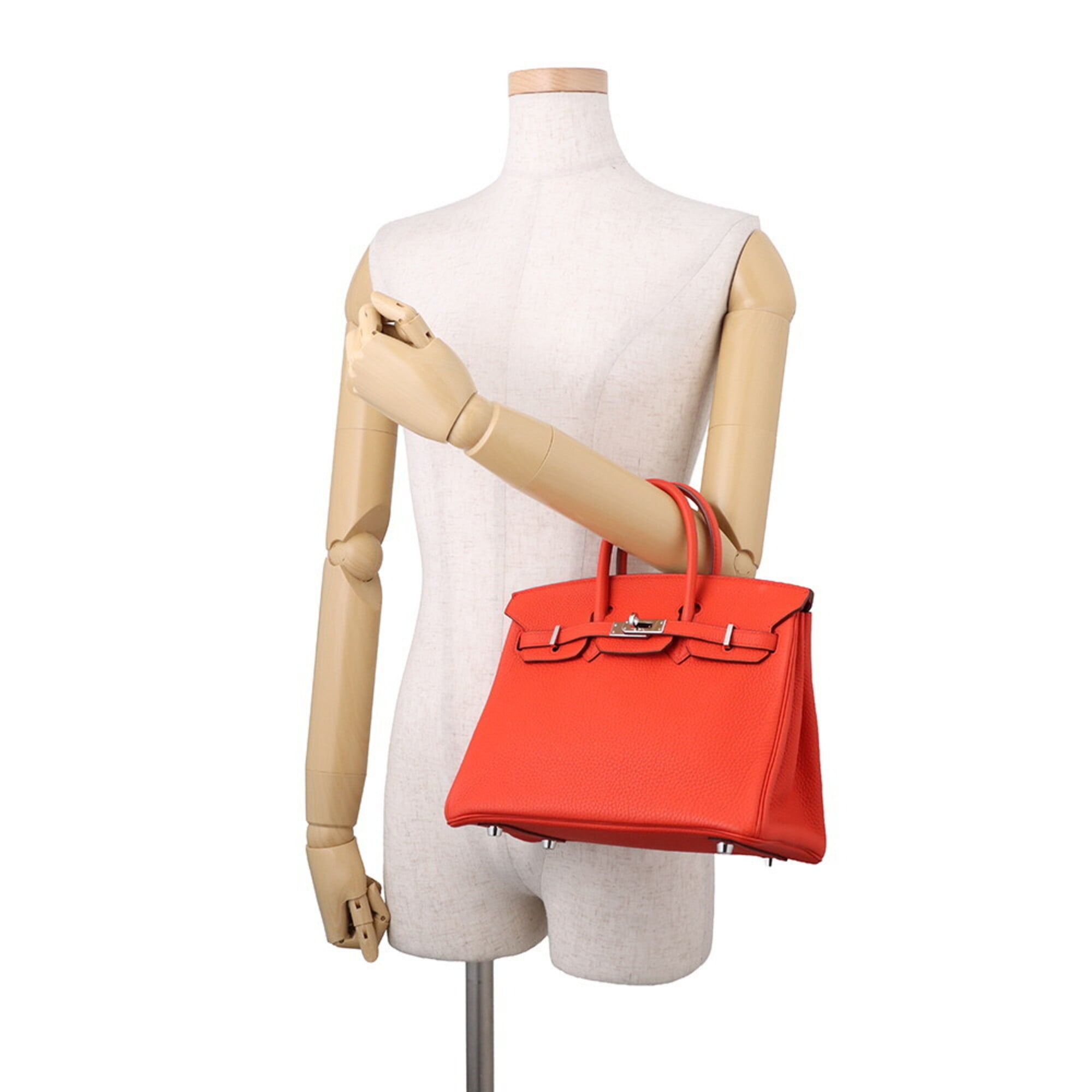 Hermes Capucine Togo Leather Handbag (Pre-Owned)