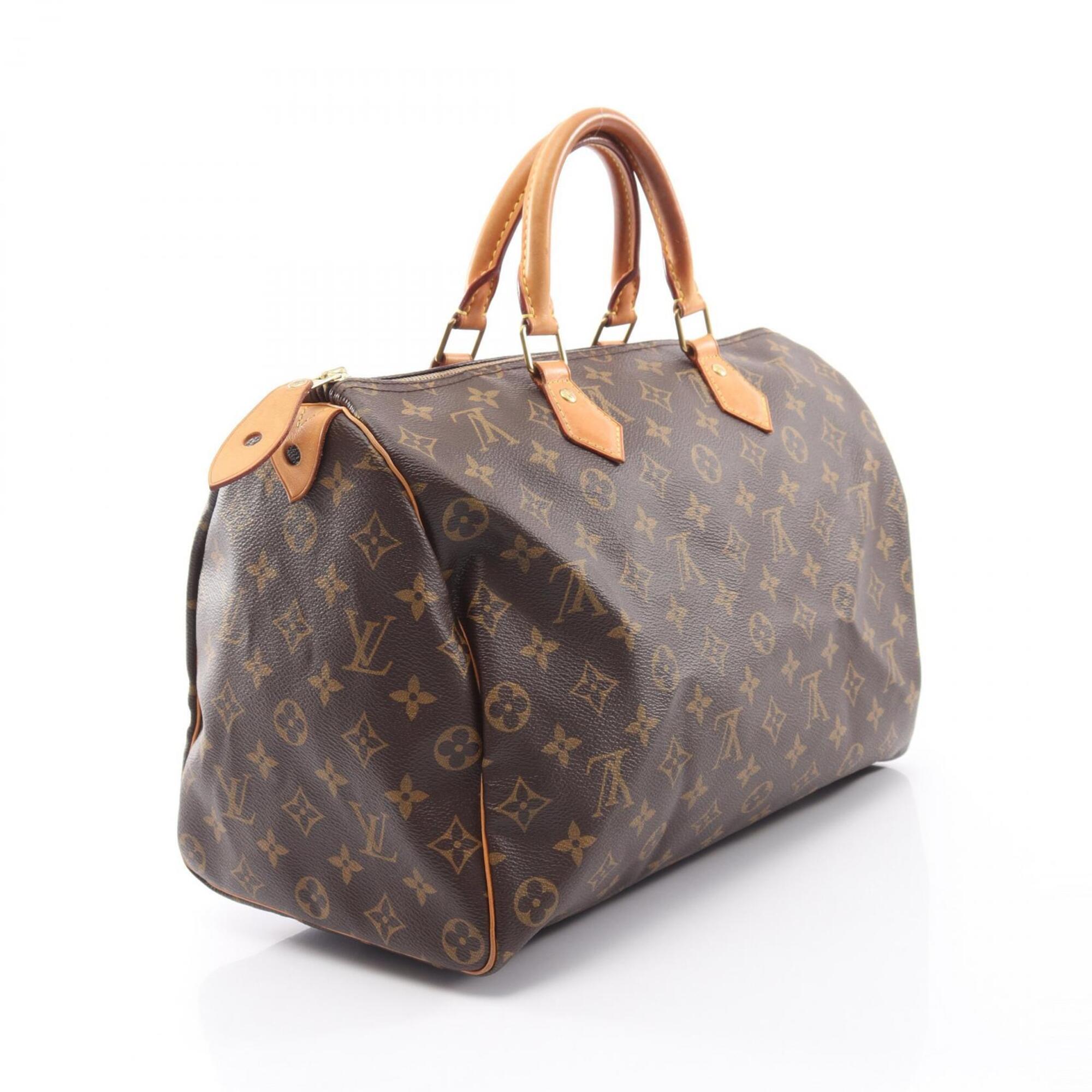 Louis Vuitton Brown Pvc Leather Handbag (Pre-Owned)
