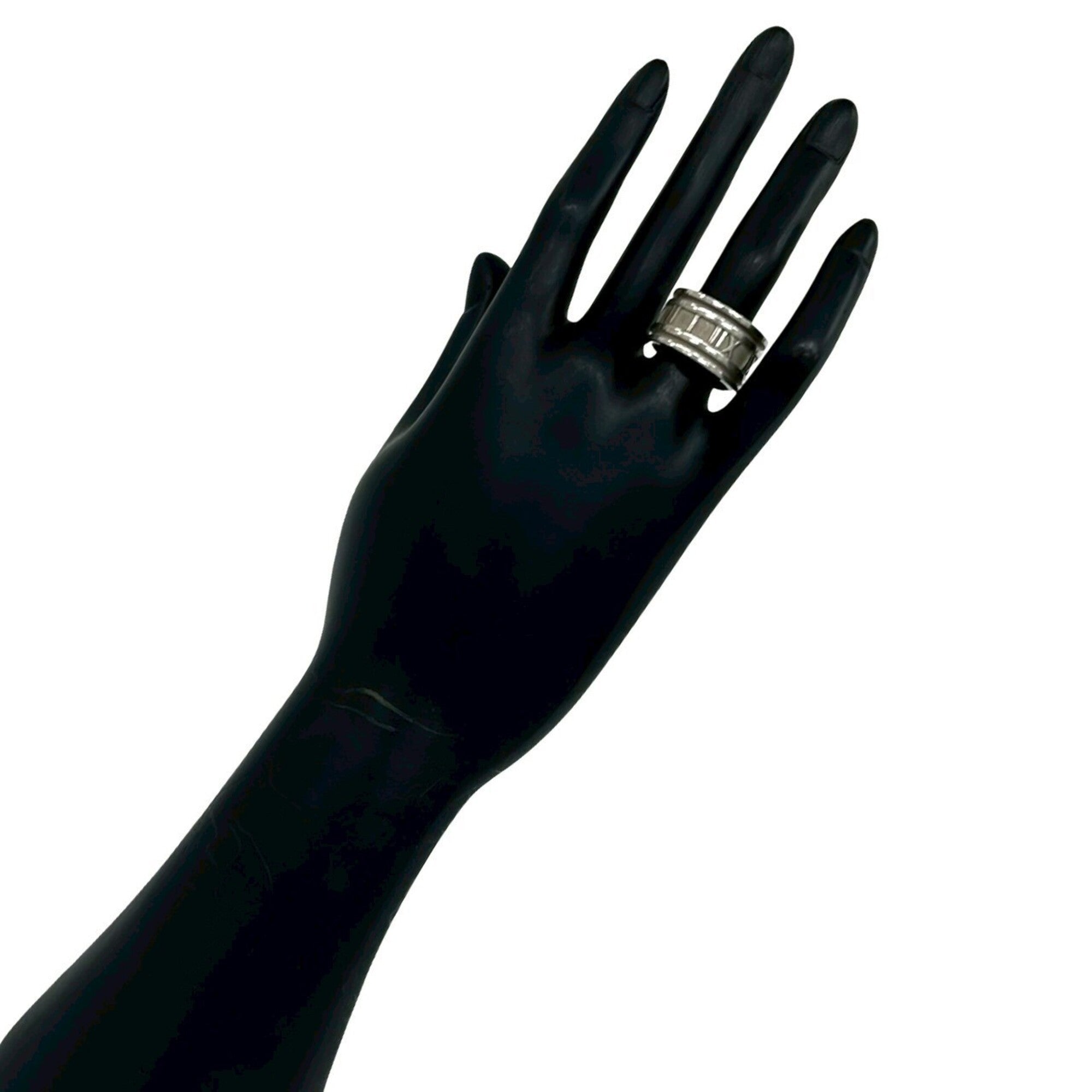 Tiffany Silver Silver 925 Band Ring (Pre-Owned)