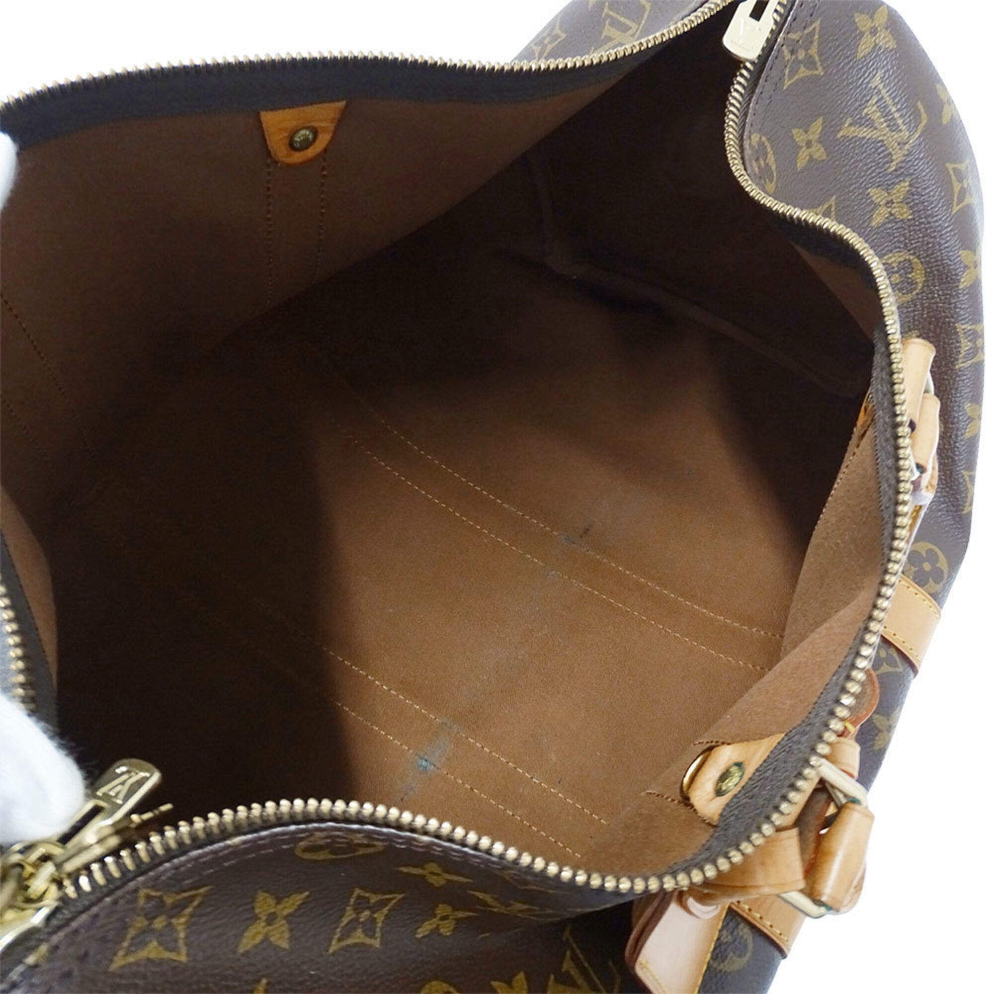 Louis Vuitton Brown Monogram Monogram Boston Bag Handbag (Pre-Owned)