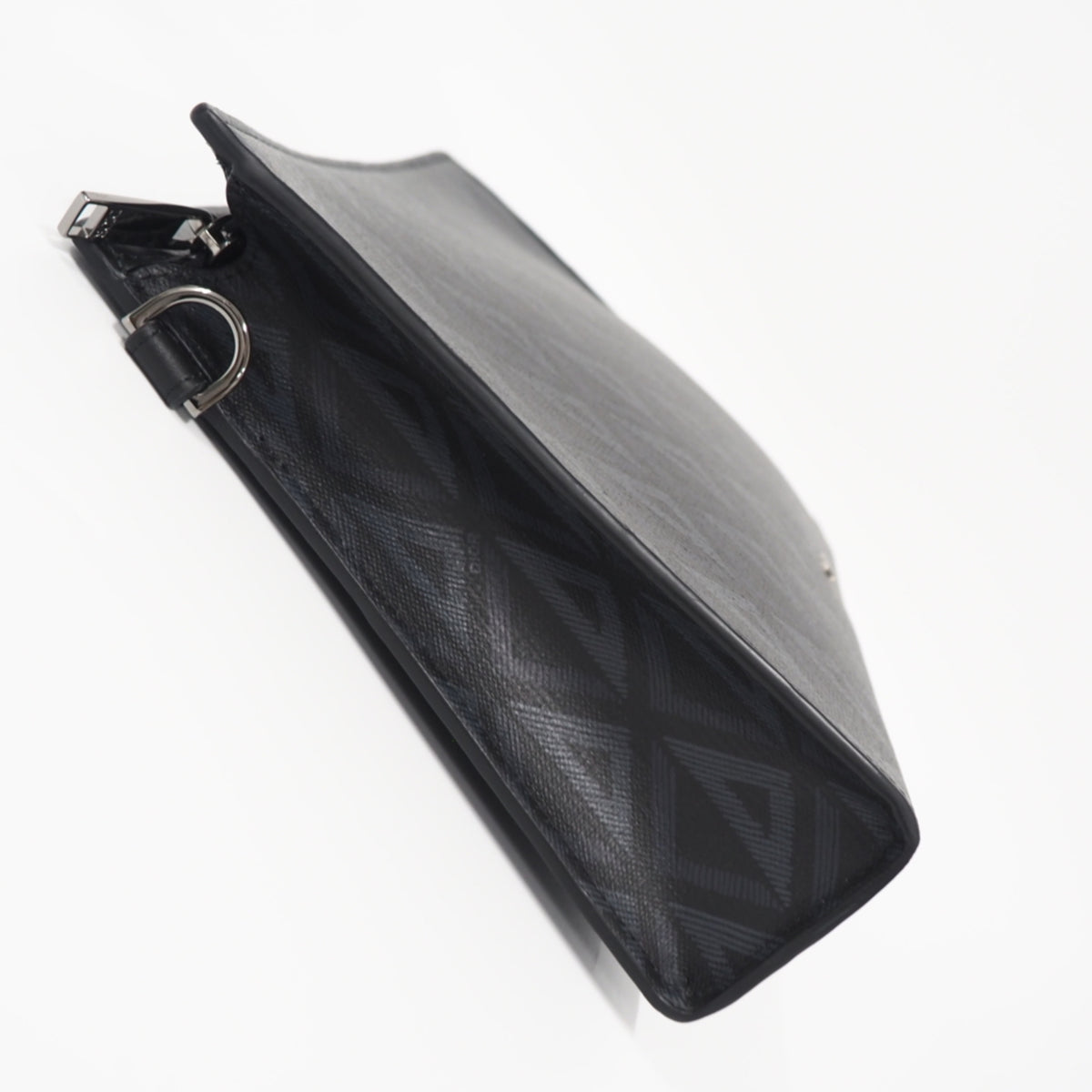 Christian Dior Black Navy Pvc Clutch Bag (Pre-Owned)