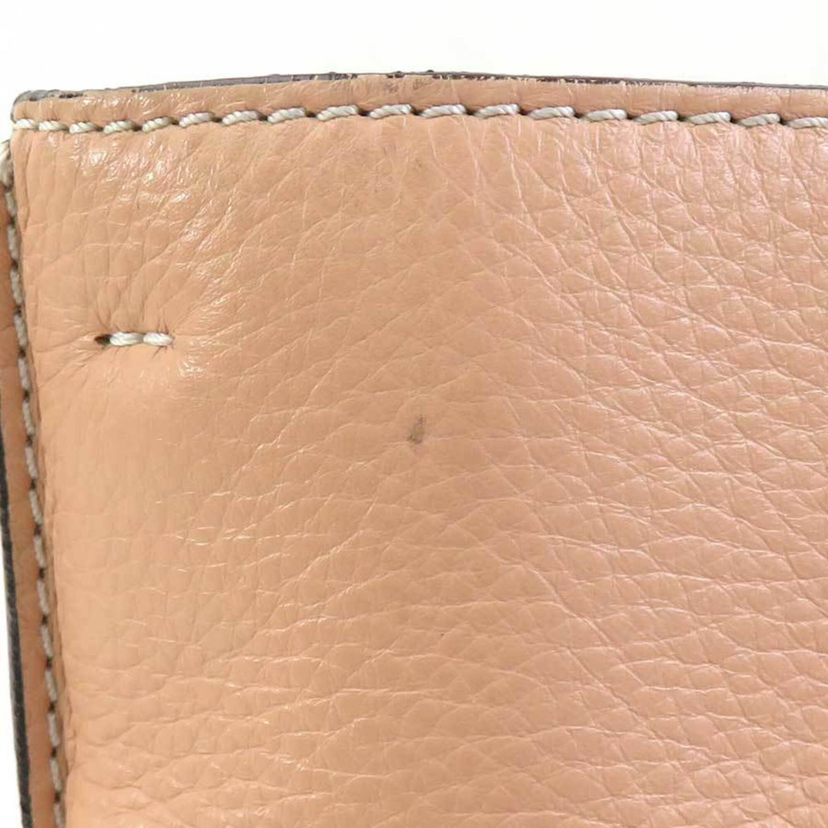Tod's Pale Orange Leather Handbag Shoulder Bag (Pre-Owned)