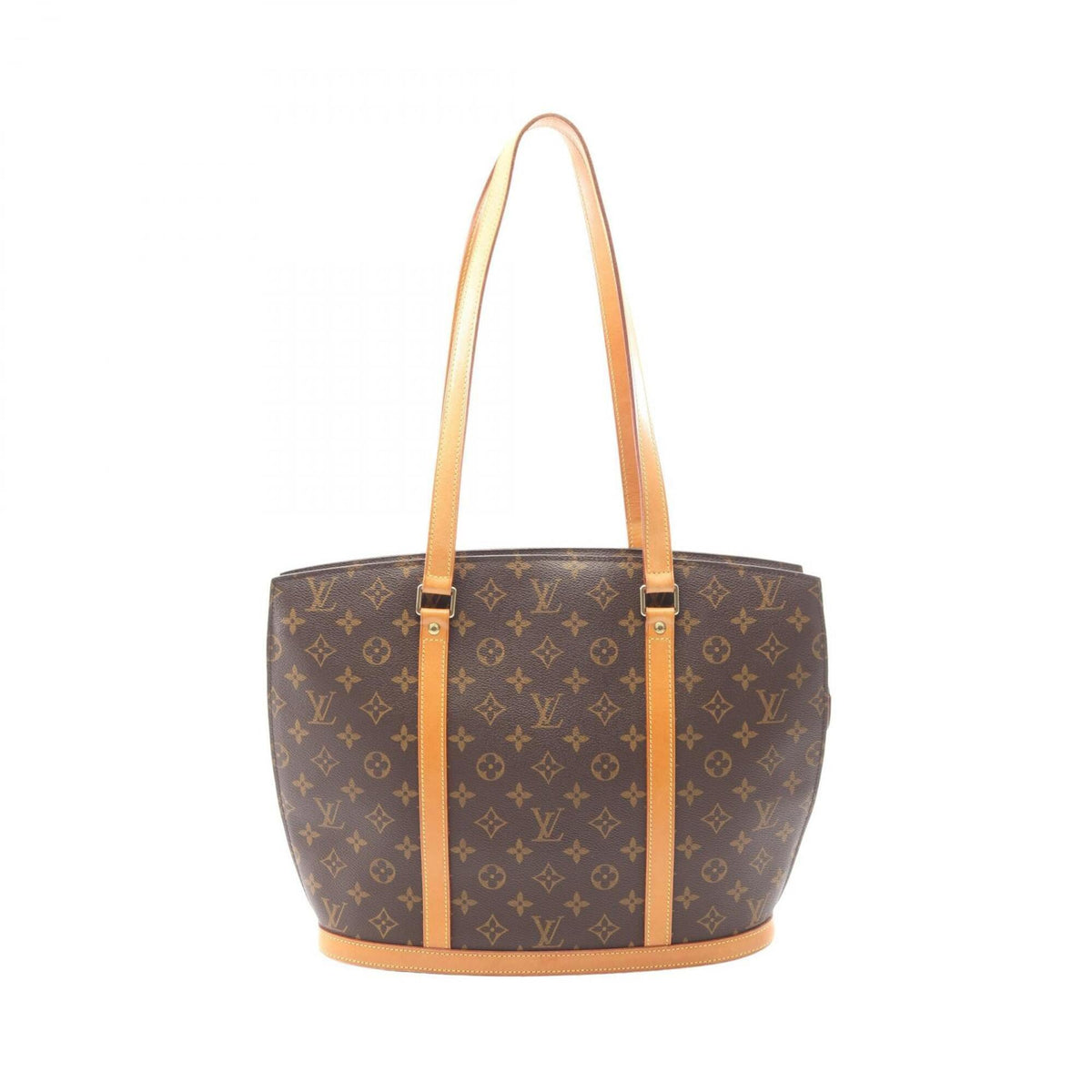 Louis Vuitton Brown Monogram Coated Canvas Leather Handbag Shoulder Bag (Pre-Owned)