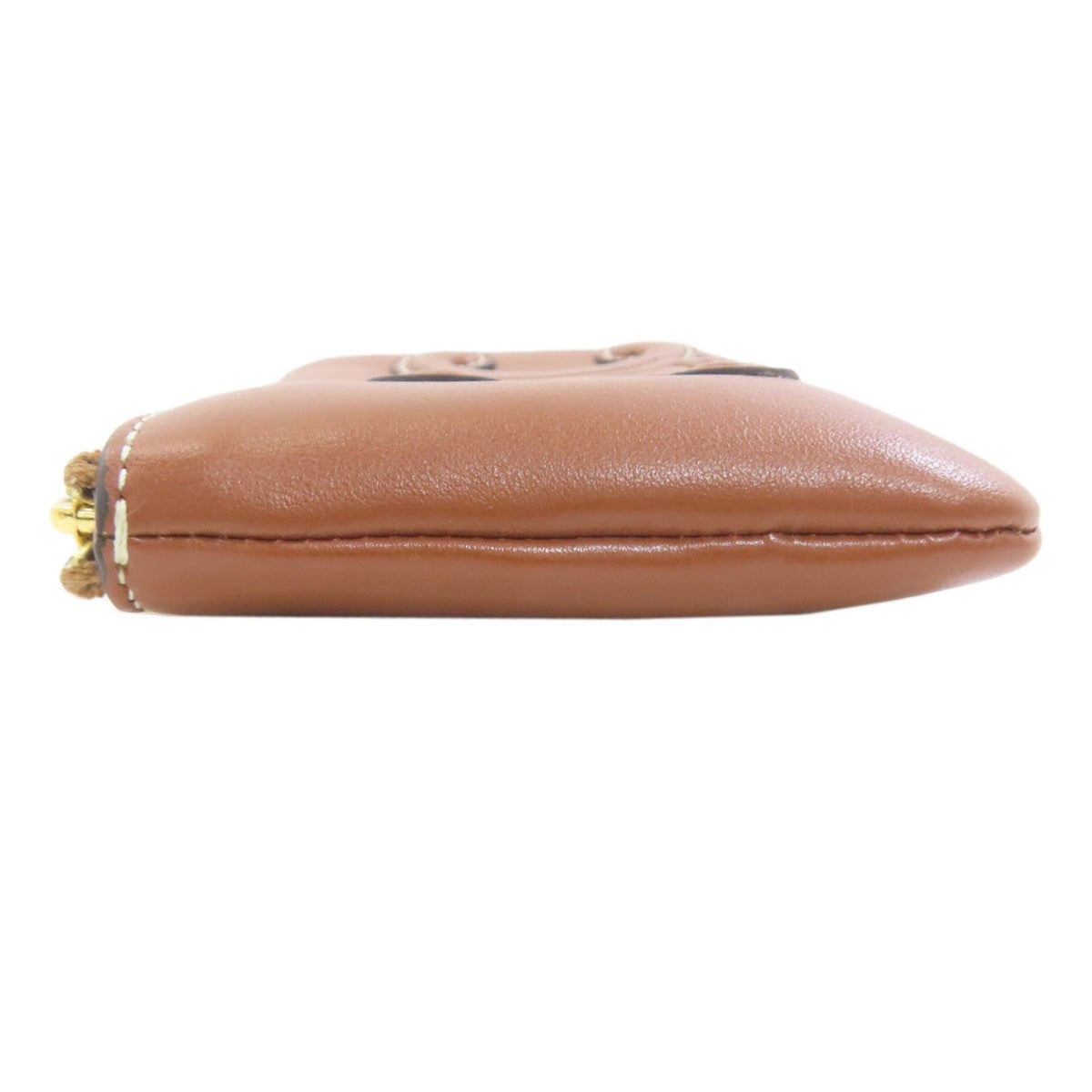Celine Brown Leather Coin Purse/Coin Case (Pre-Owned)