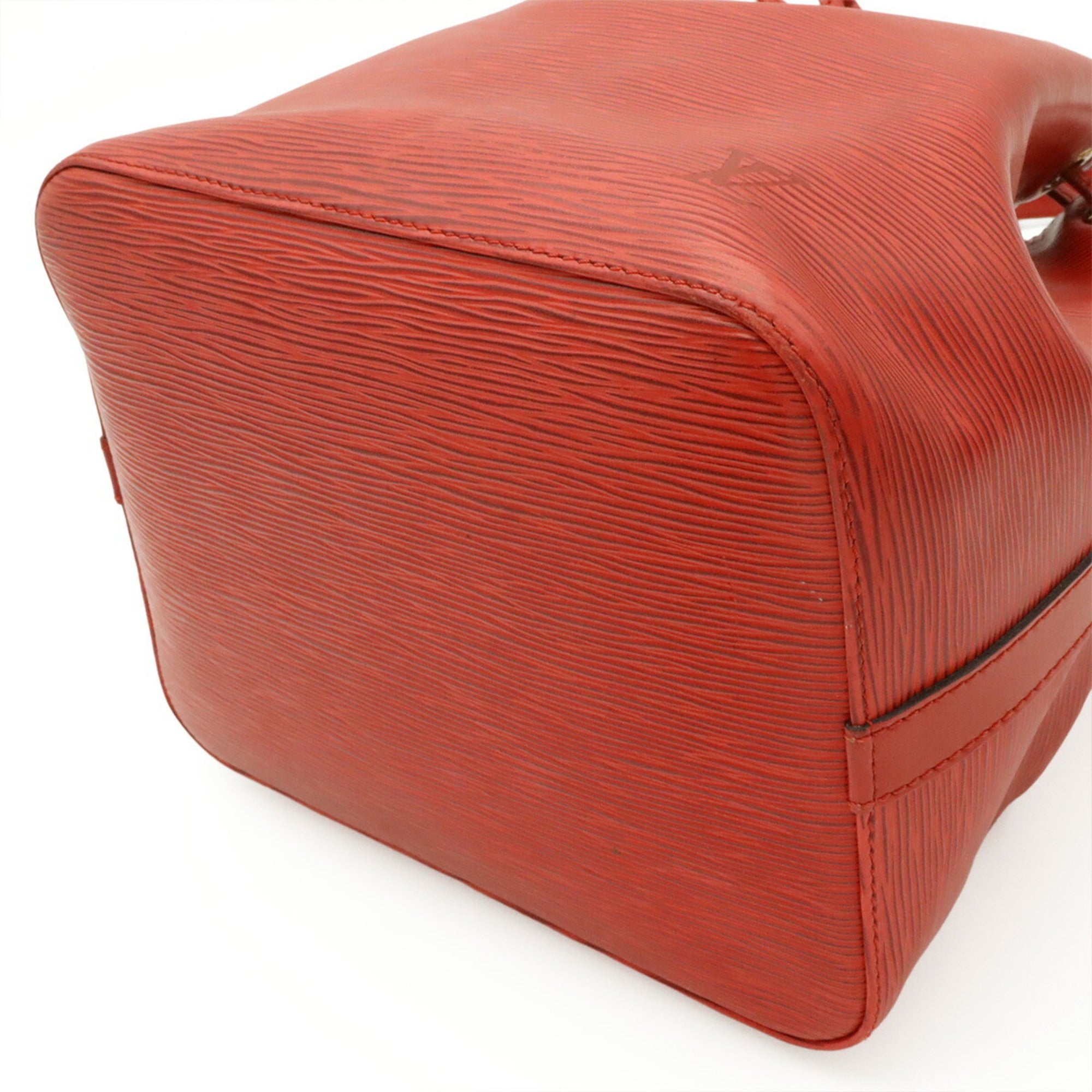 Louis Vuitton Castilian Red Red Color Epi Leather Shoulder Bag (Pre-Owned)