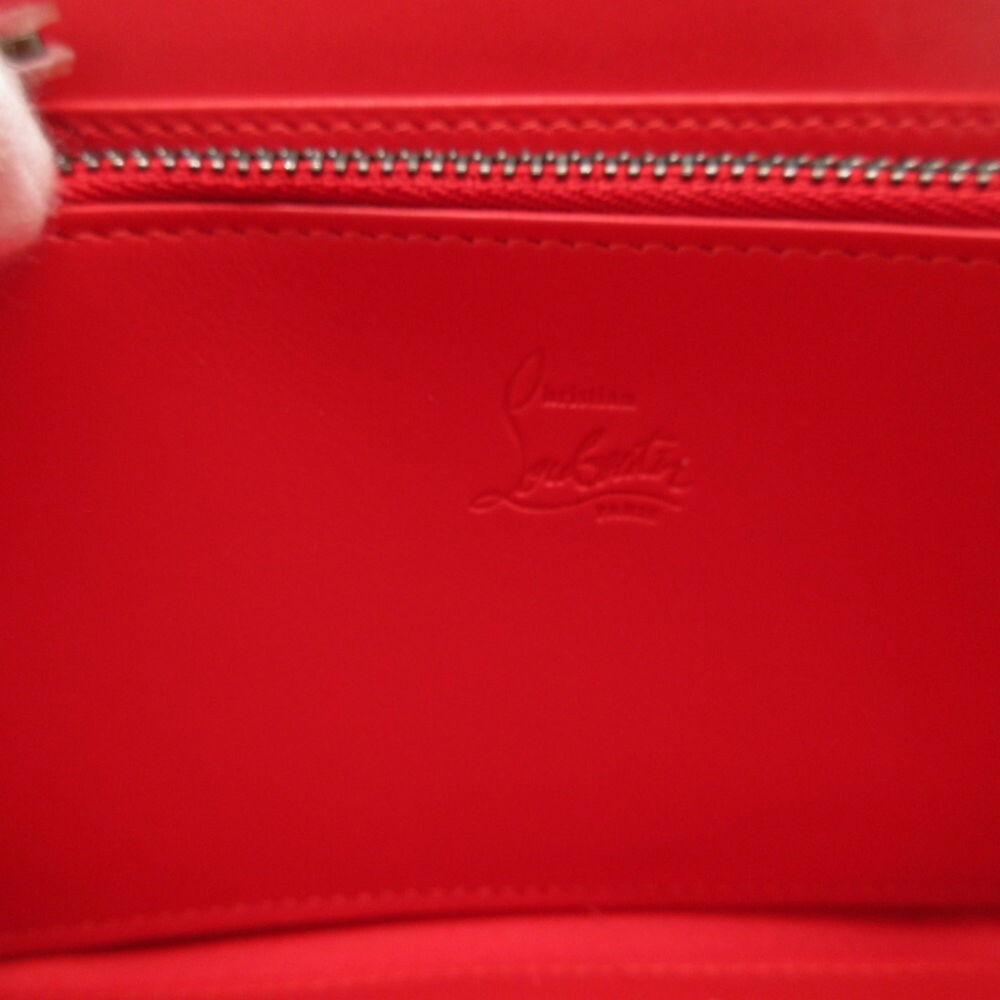 Christian Louboutin Black Leather Long Wallet (Bi-Fold) (Pre-Owned)