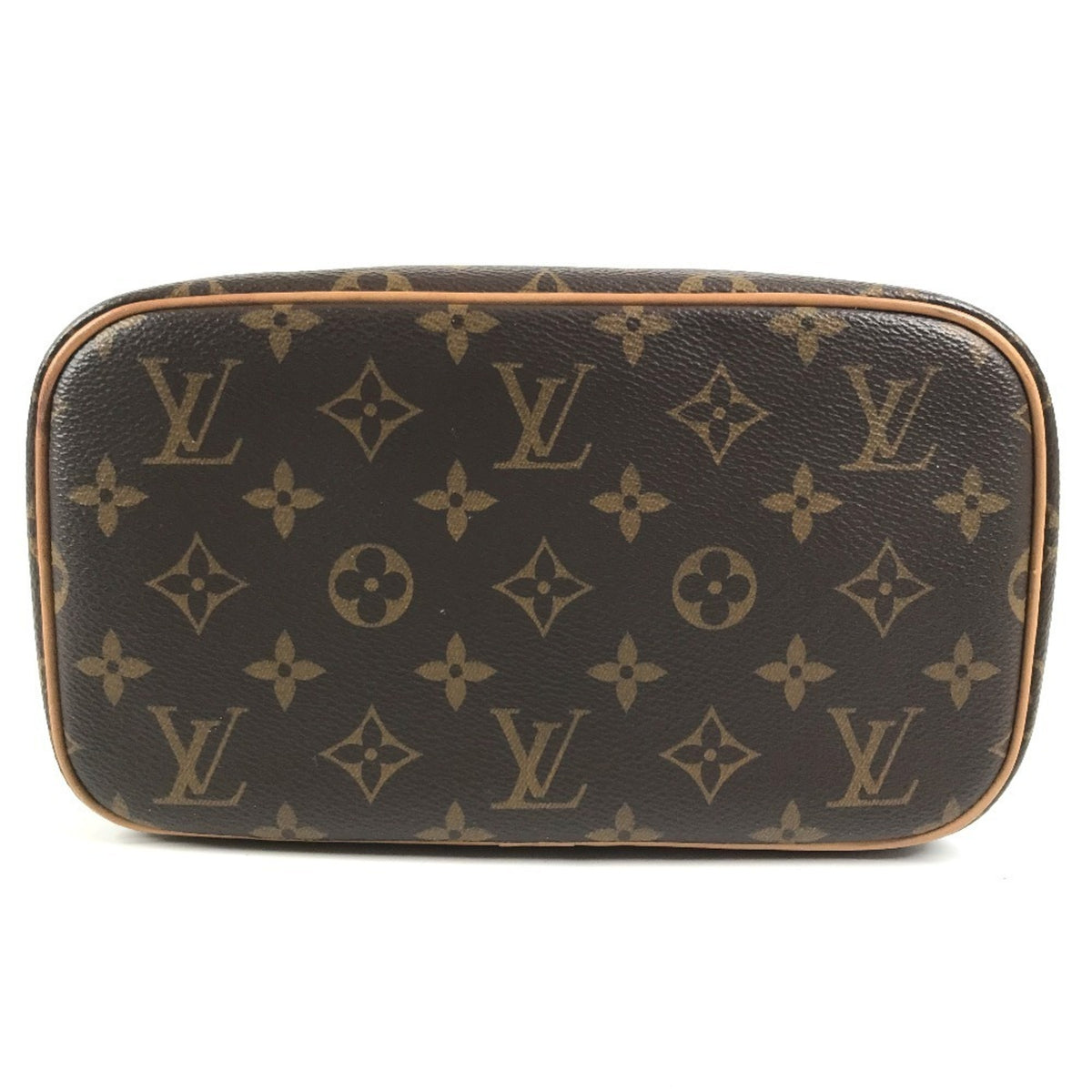 Louis Vuitton Brown Monogram Canvas Handbag Pouch (Pre-Owned)