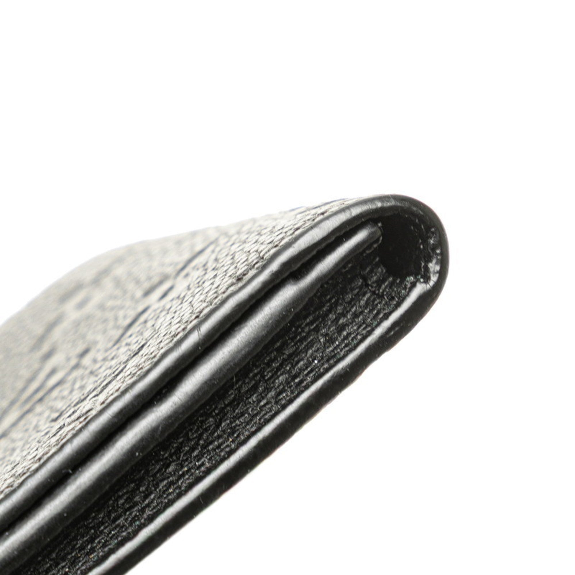 Louis Vuitton Black Noir Leather Wallet (Bi-Fold) (Pre-Owned)