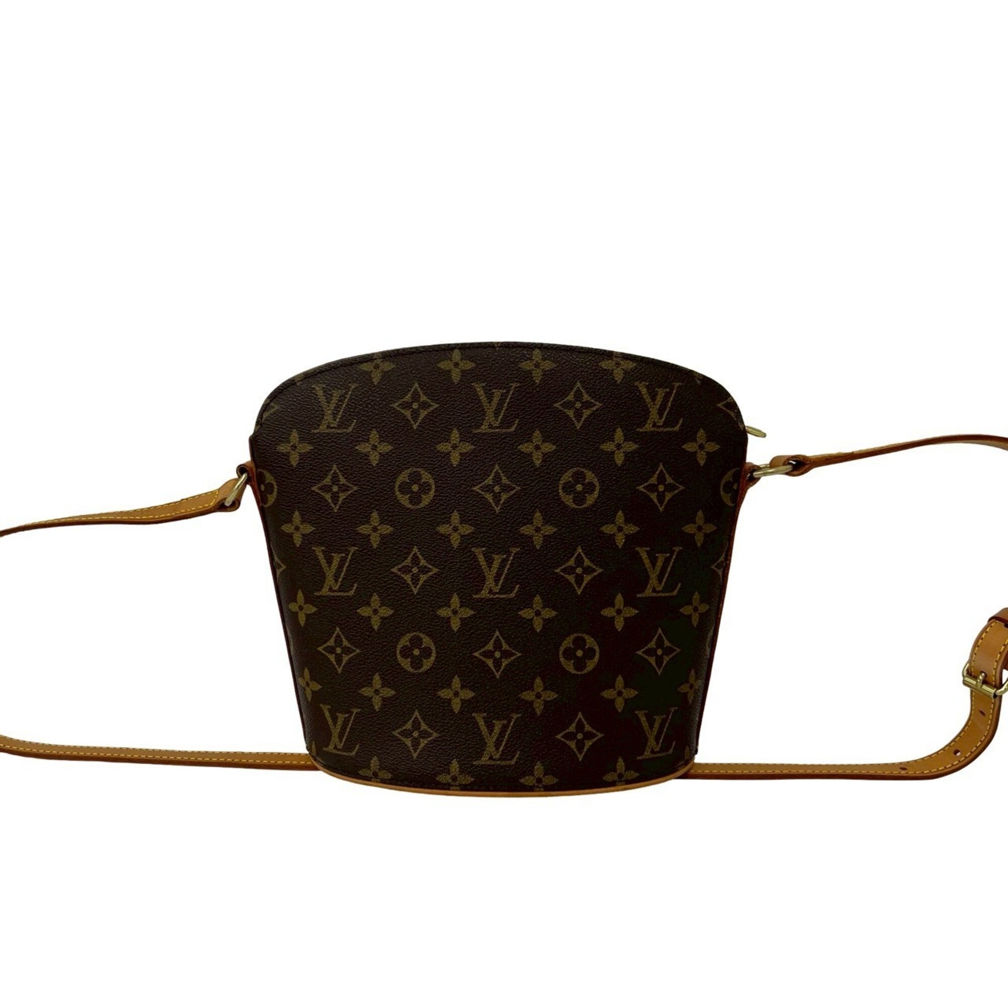 Louis Vuitton Brown Pvc Leather Pochette Shoulder Bag (Pre-Owned)