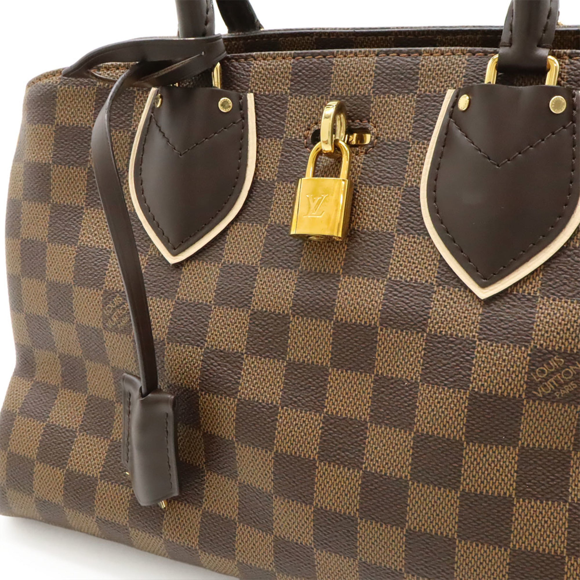 Louis Vuitton Brown Damier Canvas Galle Damier Canvas Handbag Shoulder Bag (Pre-Owned)