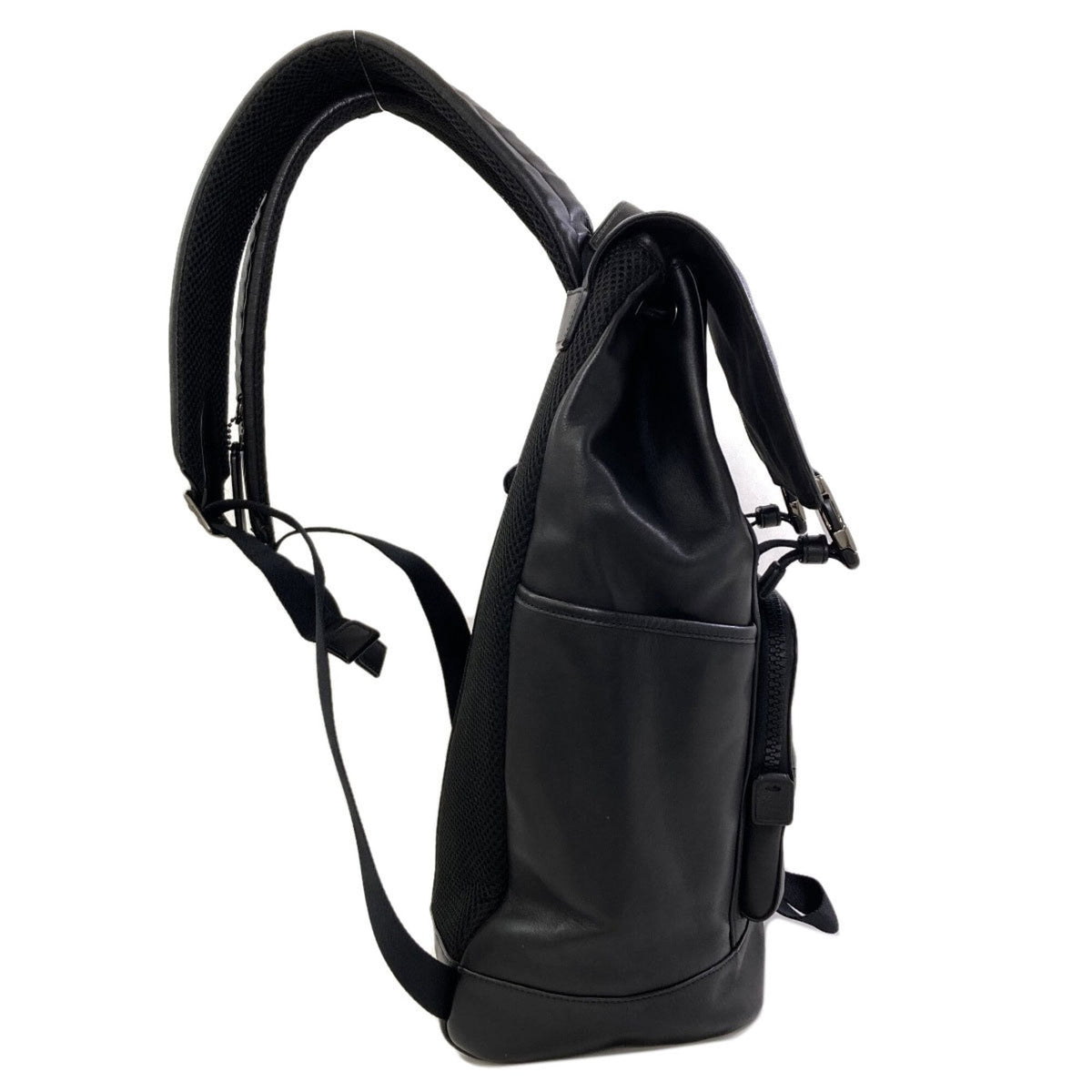 Coach Black Leather Backpack (Pre-Owned)